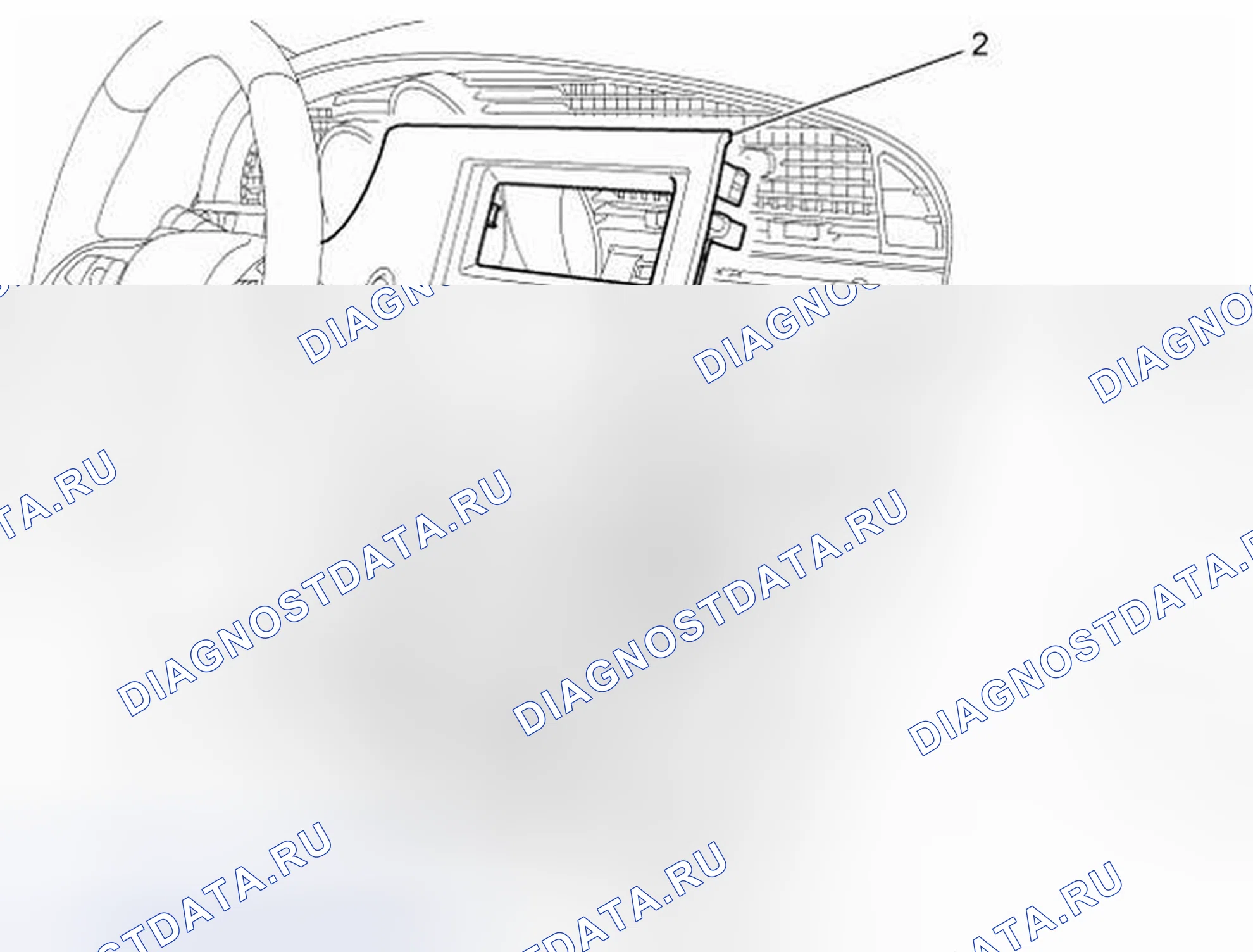Рис. 60: Замена панели приборов на нижнюю центральную обивка. Kia Picanto III рестайлинг