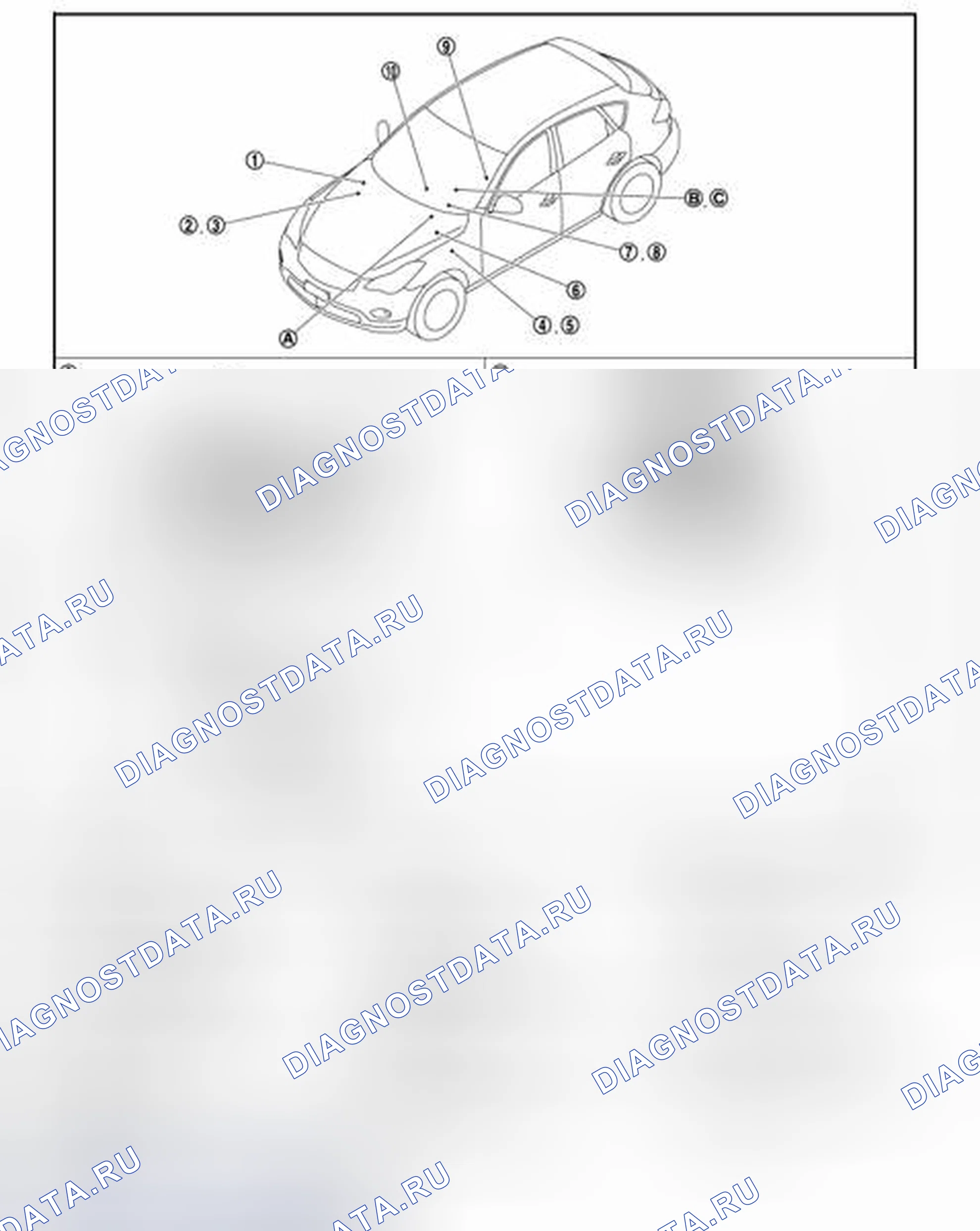 Рис. 265: Расположение компонентов. Infiniti EX37 I