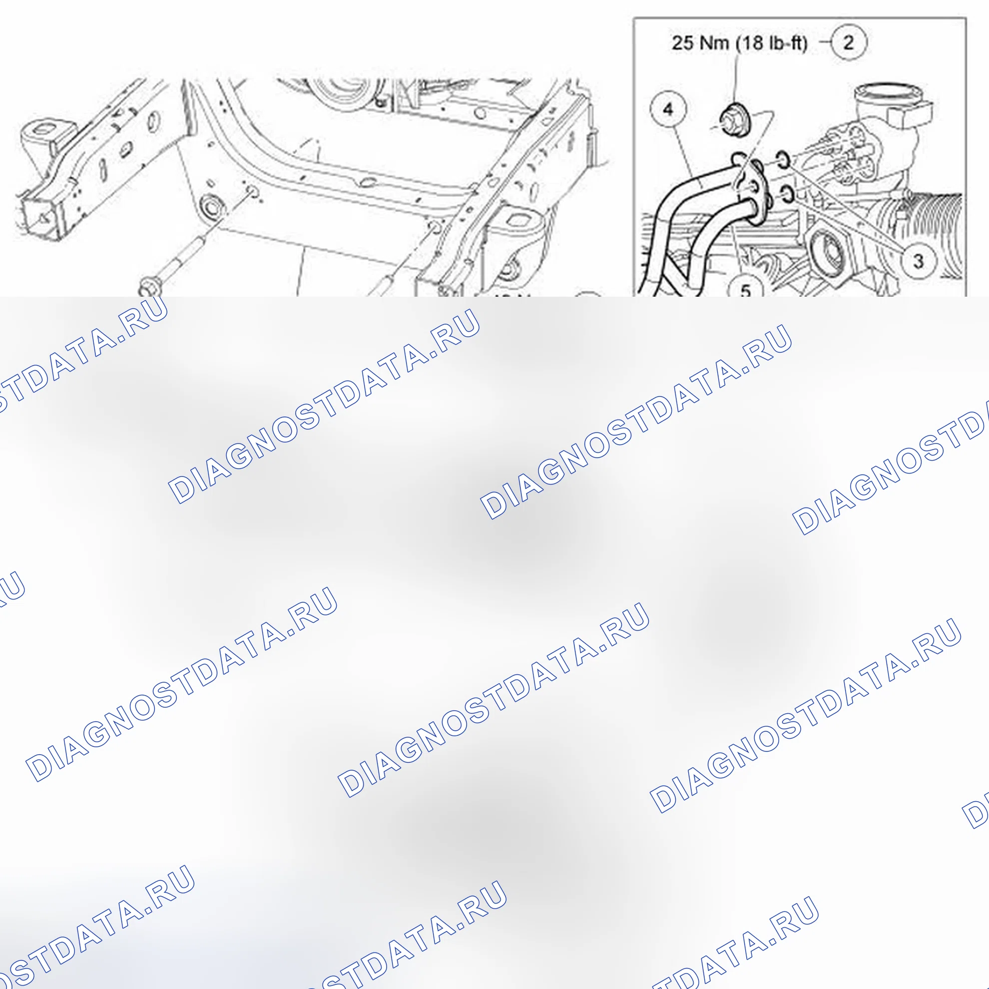 Рис. 13: Рулевой механизм. Ford Explorer IV