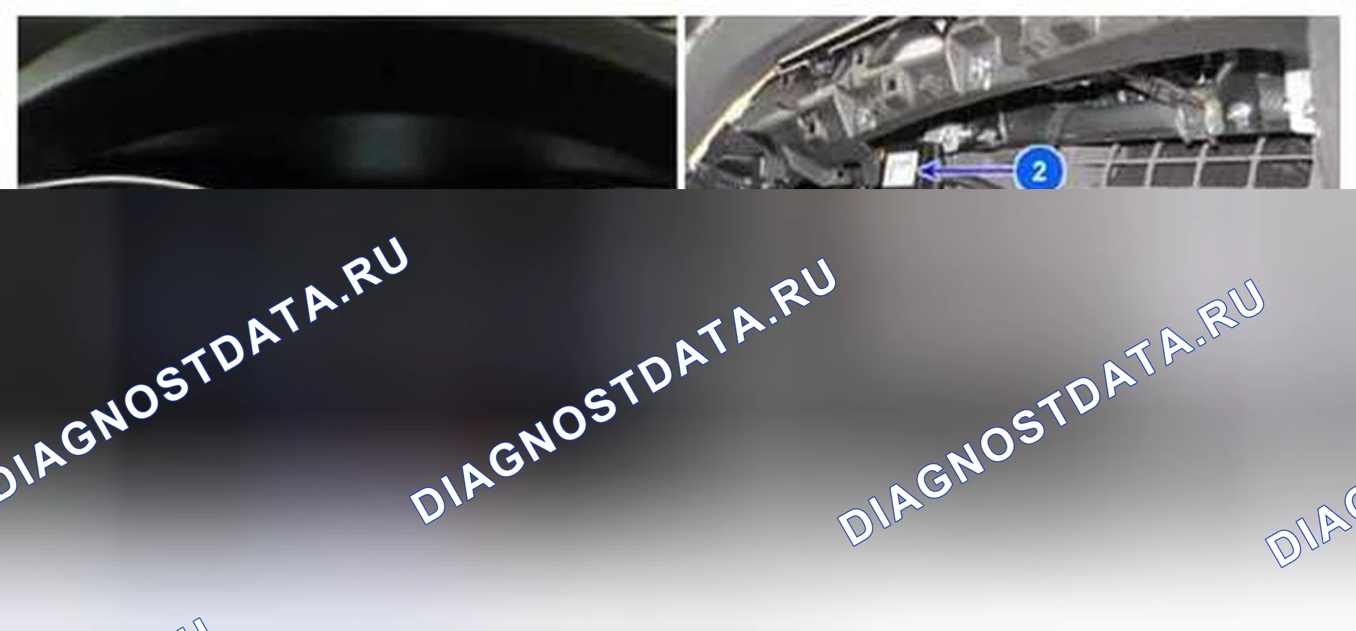 Рис. 185: Расположение компонентов. Hyundai Santa Fe III