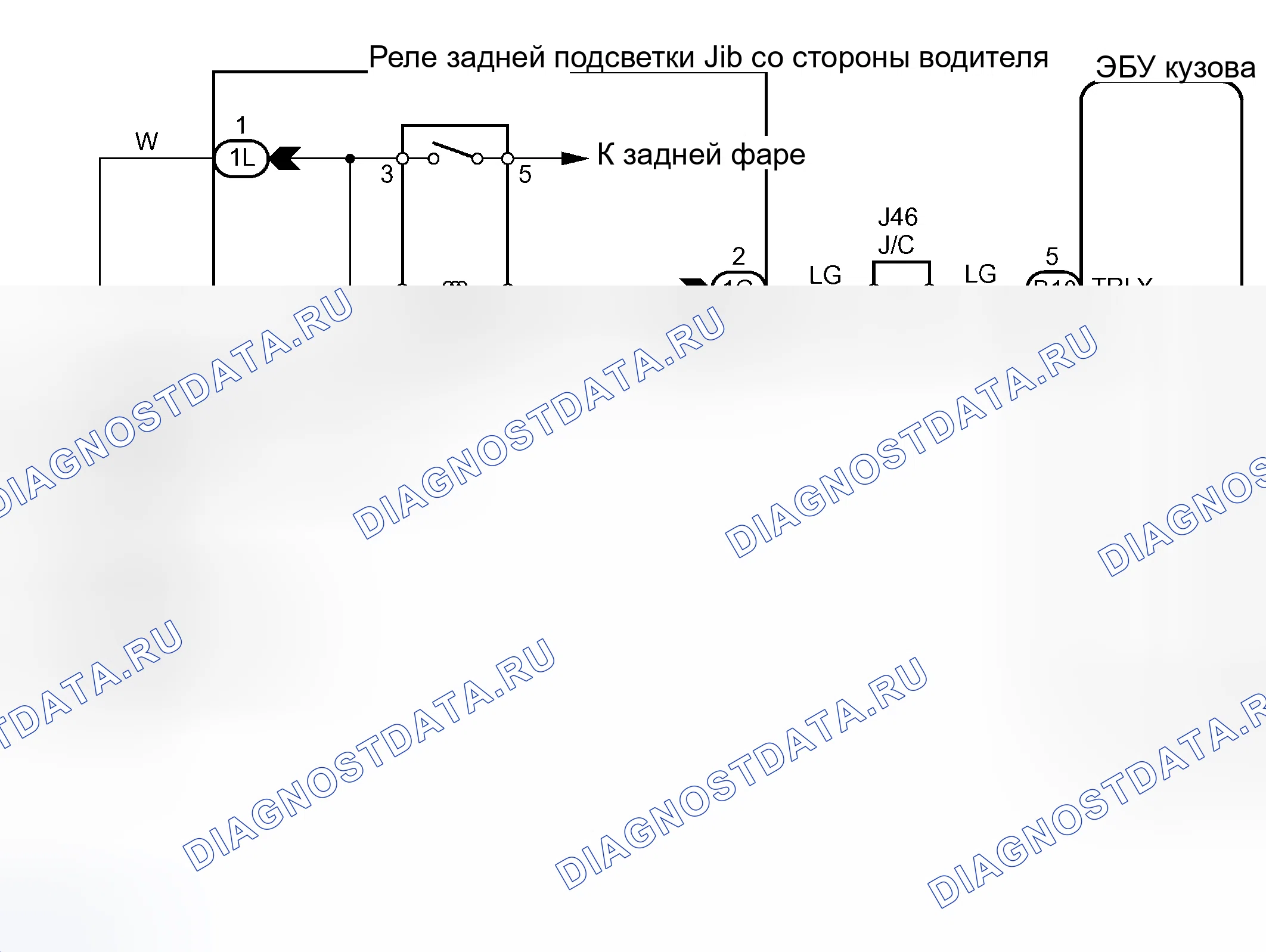 Рис. 8: электросхема. Toyota Tundra I рестайлинг