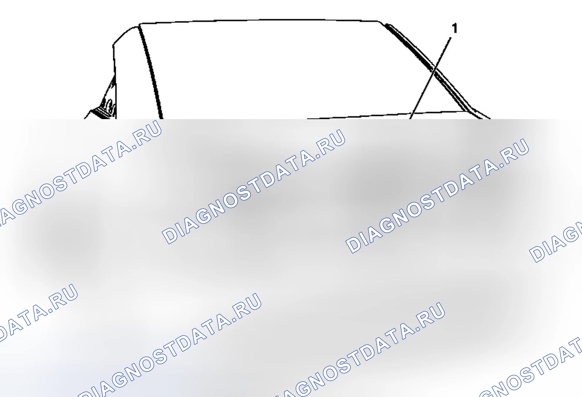 Рис. 14: Эмблема крышки заднего отсека / замена шильдика (Bowtie). Chevrolet Cruze I рестайлинг