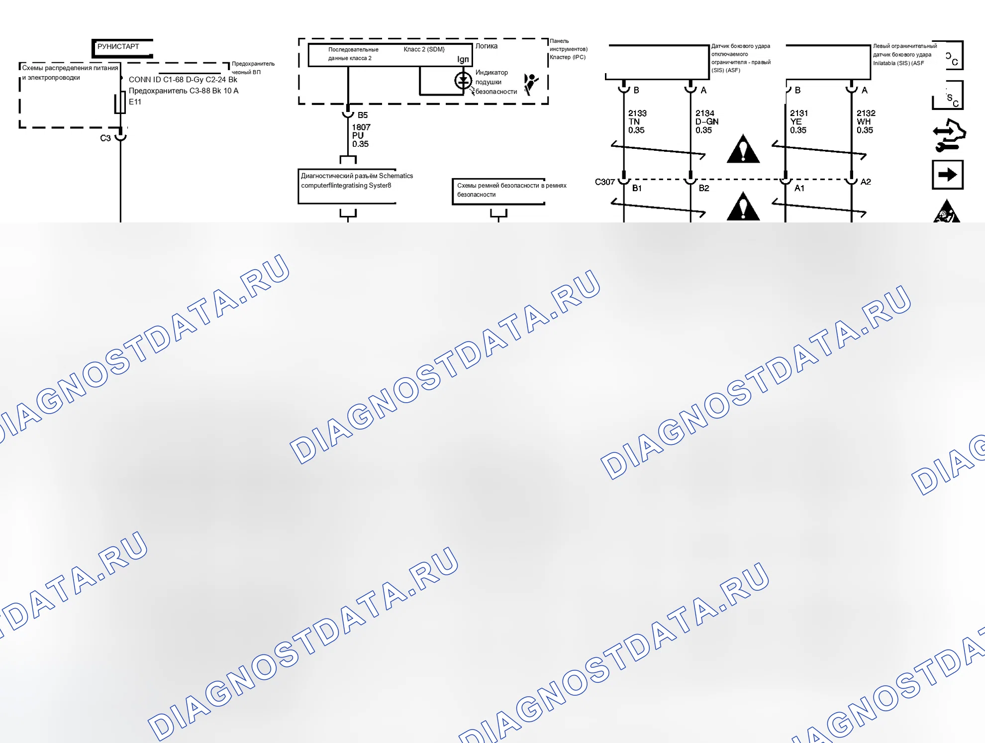 Рис. 2: Схема SIR. Chevrolet Equinox I