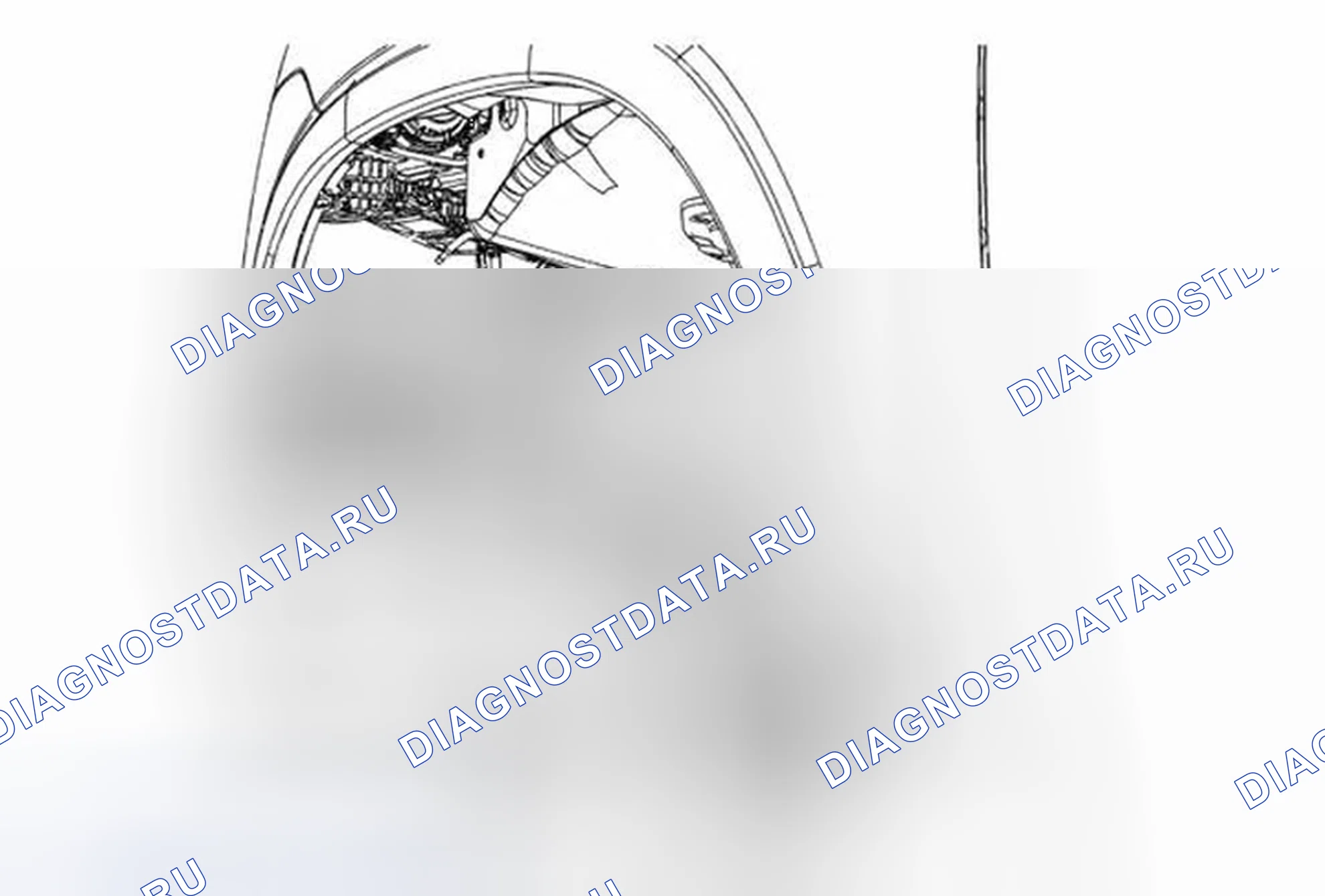 Рис. 28: Замена лампы передней противотуманной фары (Trax). Buick Encore I