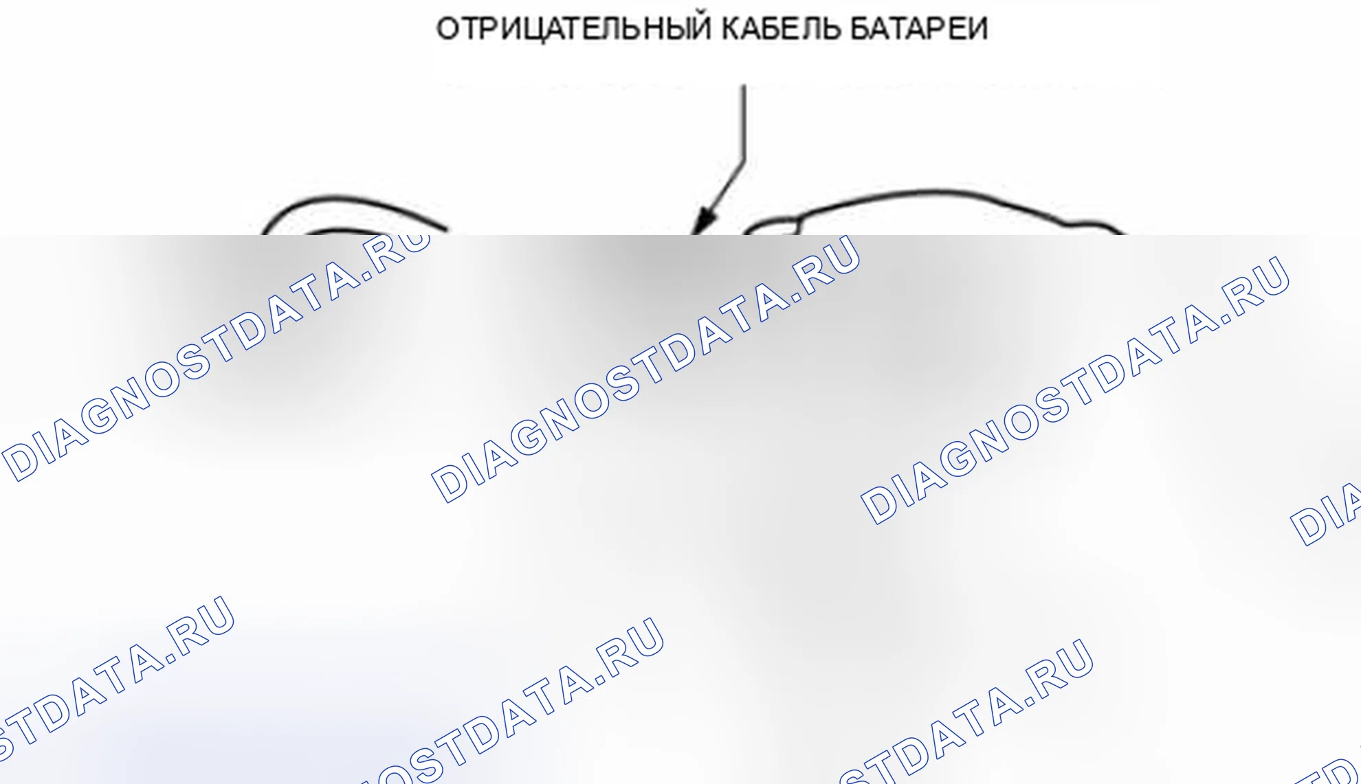 Рис. 16: Кабель аккумуляторной батареи. Mazda 3 BL рестайлинг