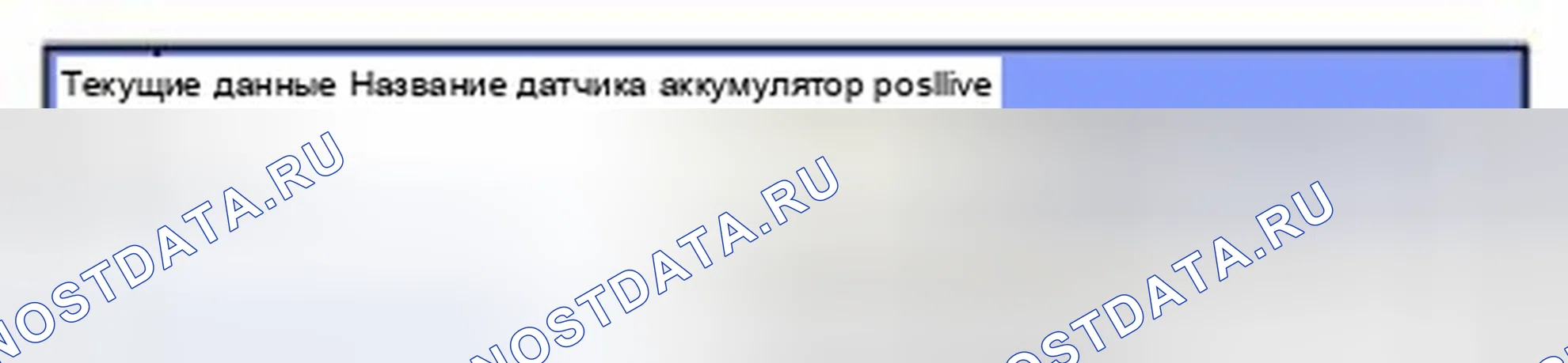 Рис. 50: Мониторинг данных GDS. Hyundai Azera II