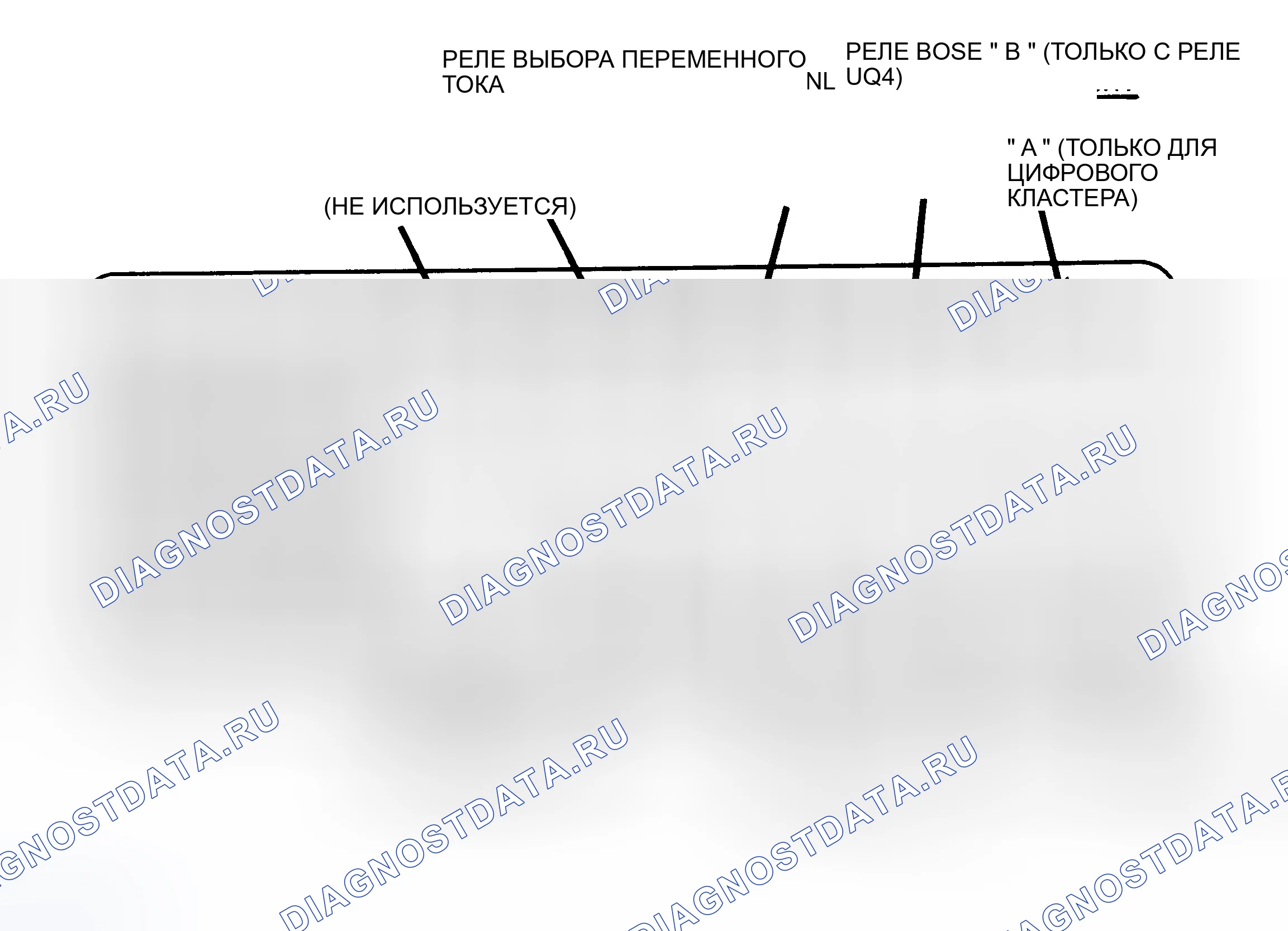 Рис. 4: Расположение компонентов (4 из 17). Buick LeSabre VI