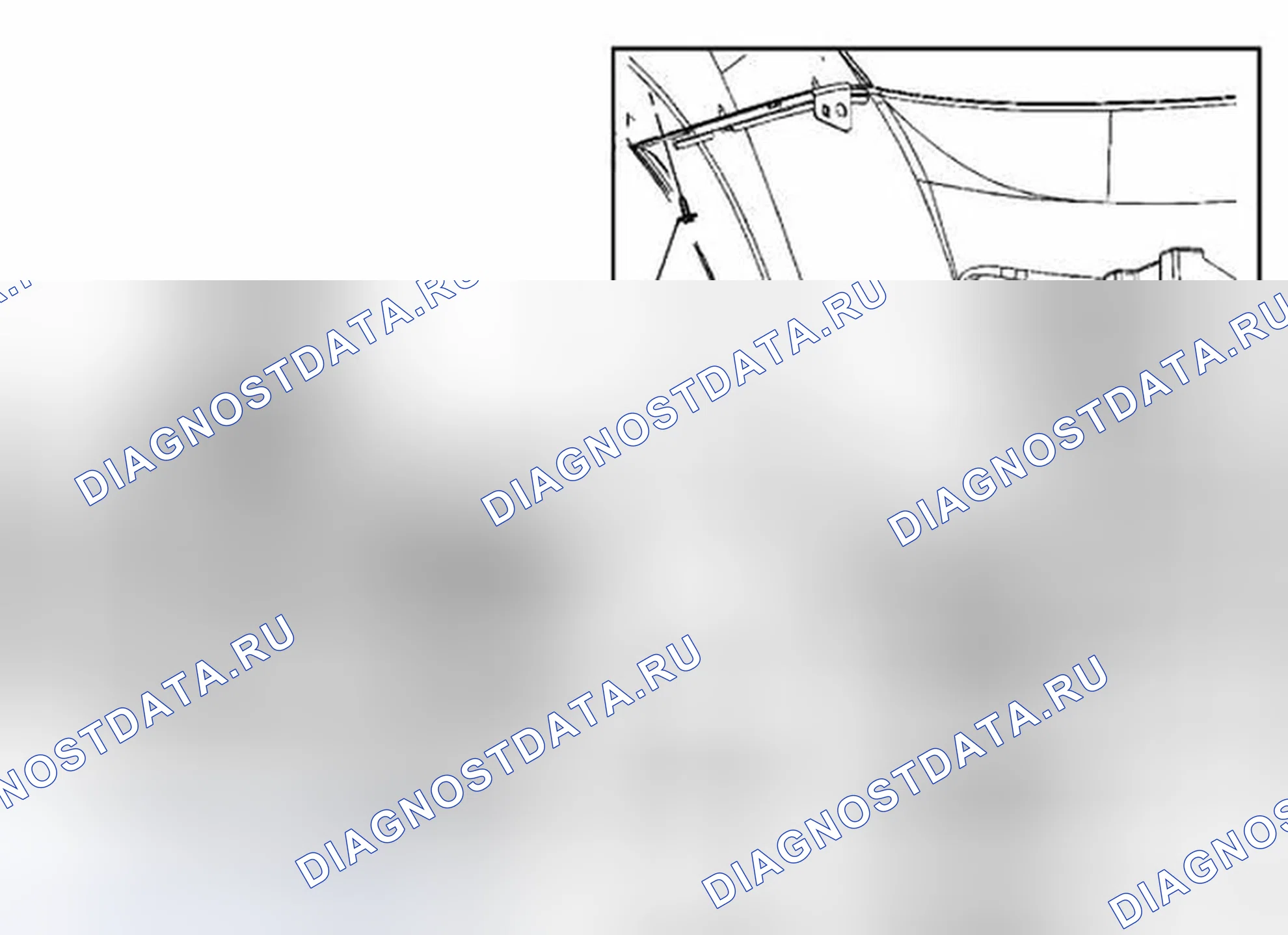 Рис. 39: Замена передней панели бампера (OUTLOOK). Chevrolet Traverse I