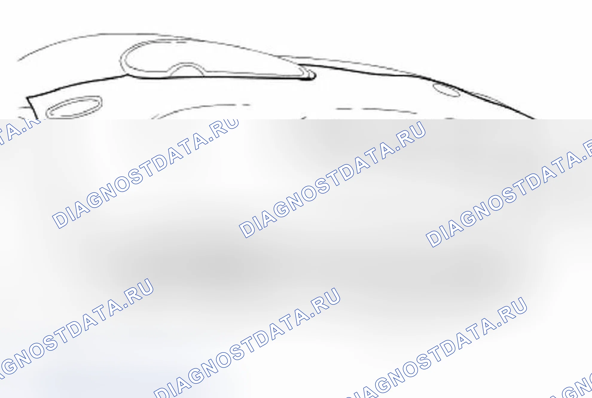 Рис. 69: Передний бампер. Jaguar XKR I