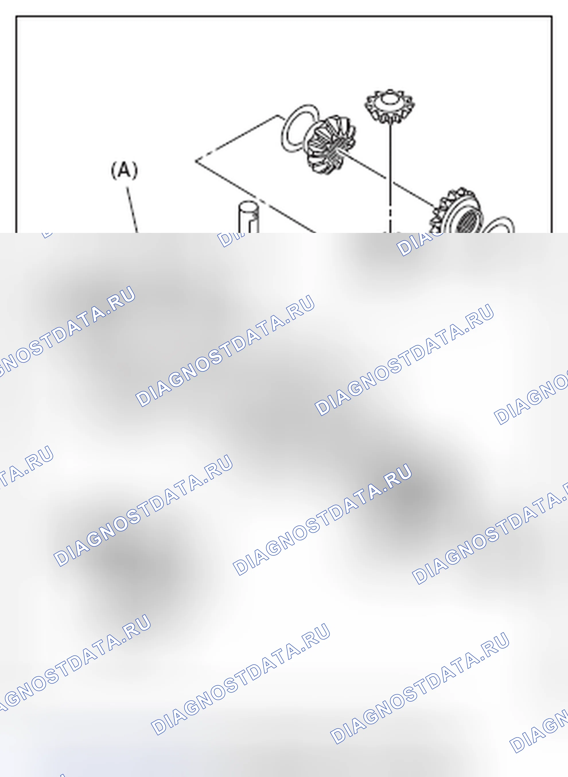 Рис. 116: ДИФФЕРЕНЦИАЛЬНЫЙ КАРТЕР В СБОРЕ. Subaru Outback BR рестайлинг