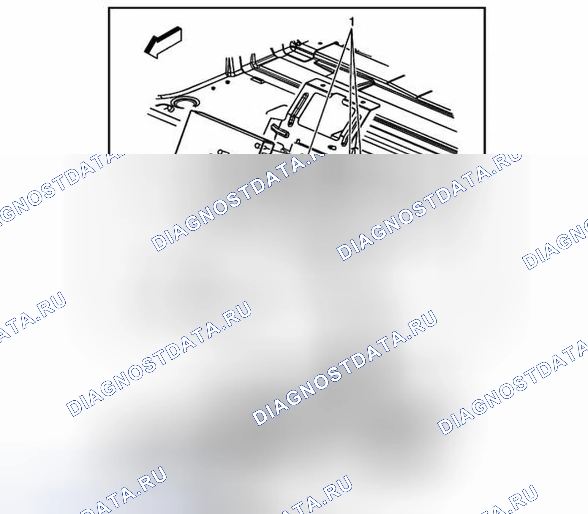 Рис. 13: Замена цифрового радиоприемника (складного). Chevrolet Corvette C6