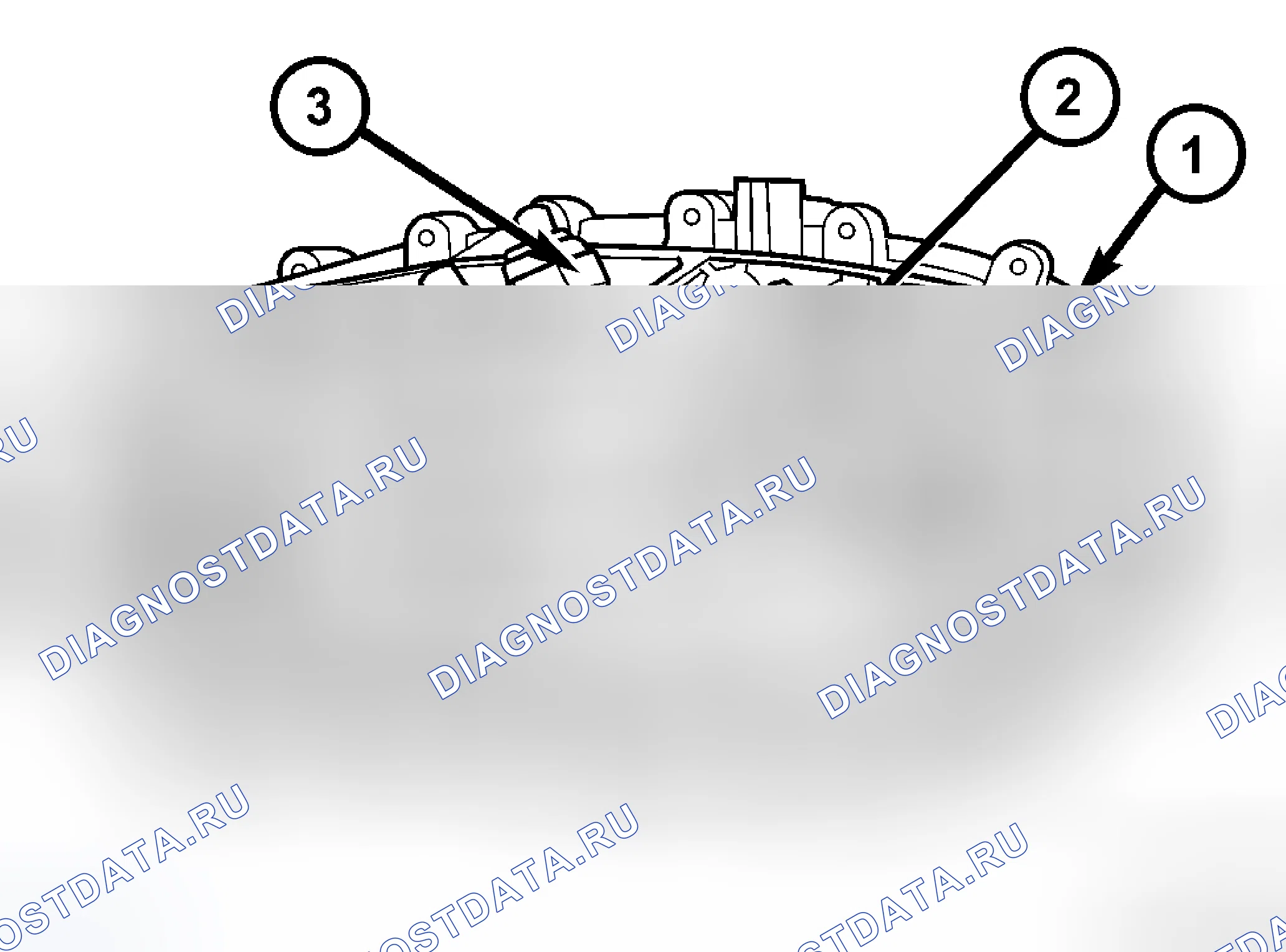Рис. 1: РАЗДАТОЧНАЯ КОРОБКА - NV241 GENII. Dodge Cab & Chassis R3500 HD transition