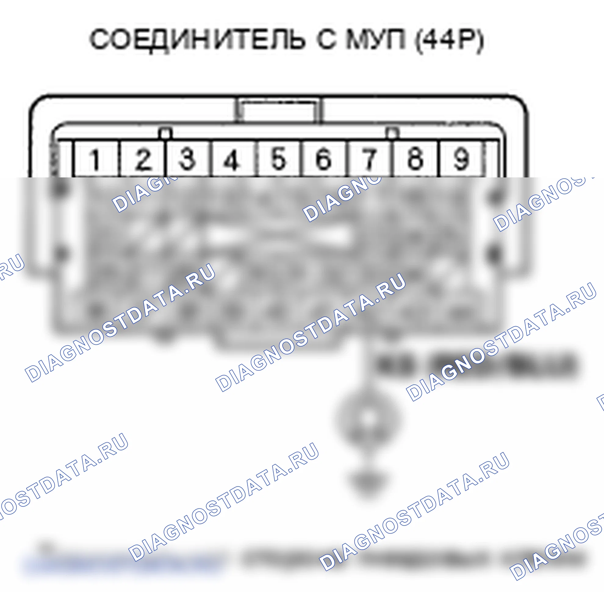 Рис. 378: P0325 расшифровка кода ошибки: неисправность цепи датчика детонации. Honda Ridgeline I