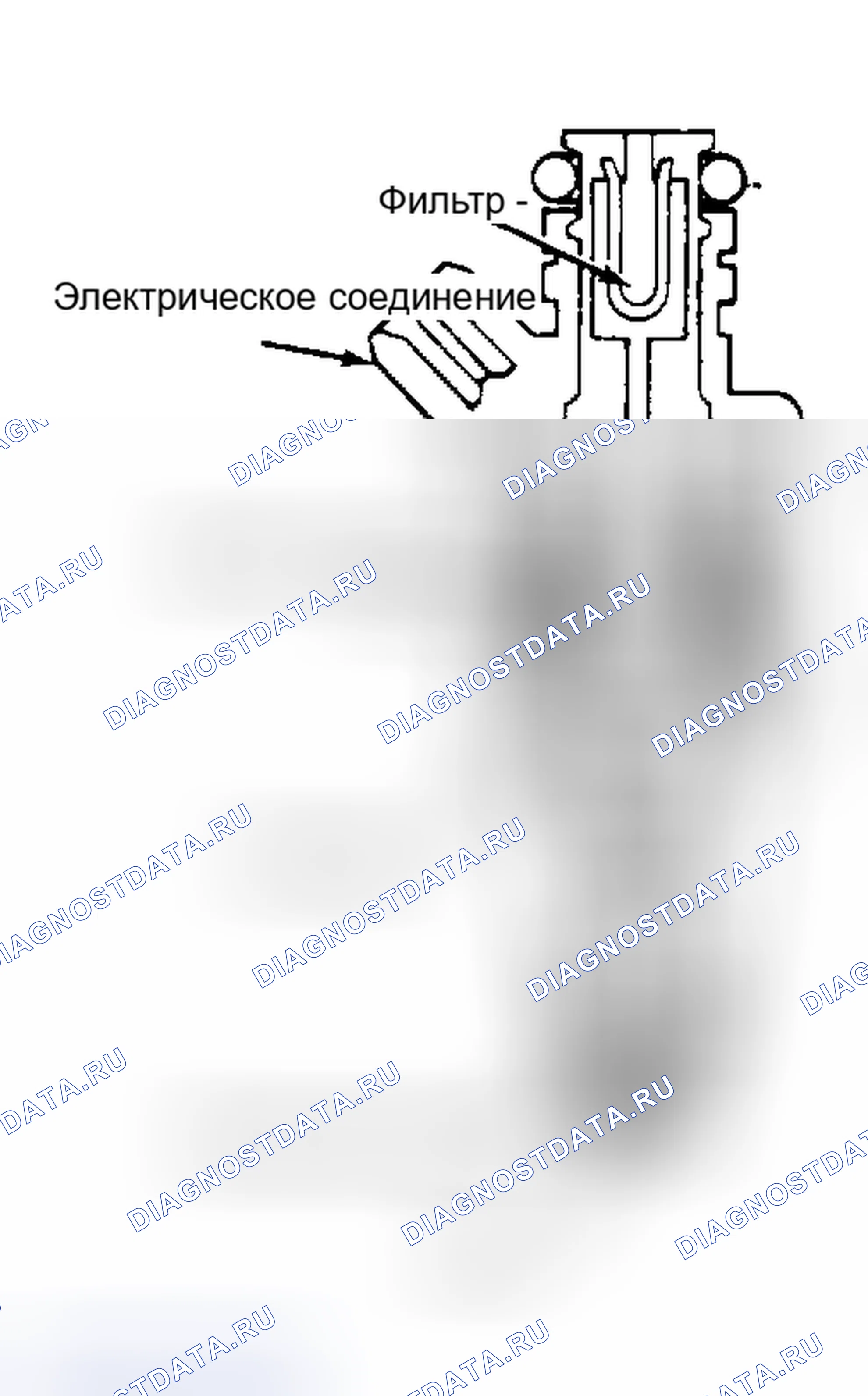 Рис. 30: Типичный топливный инжектор. Pontiac Sunbird II