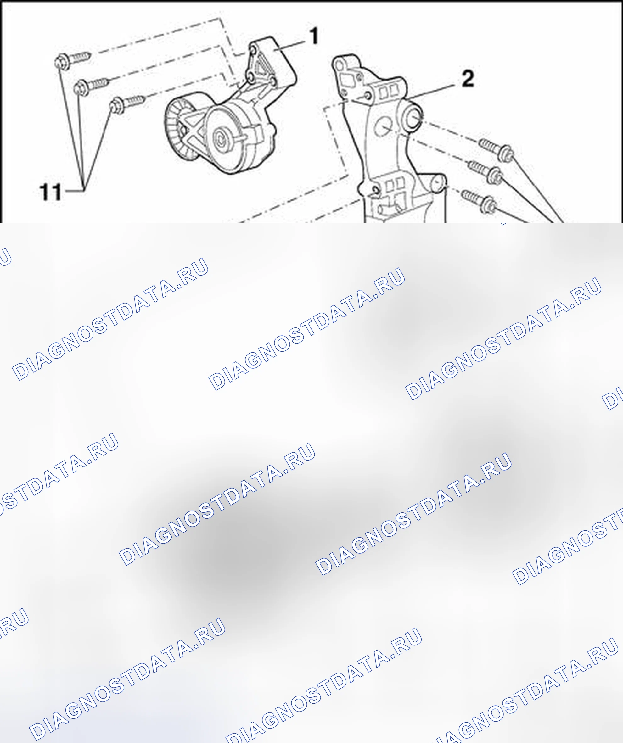 Рис. 62: 4-цилиндровые бензиновые двигатели через 04.99, сборка. Volkswagen Jetta IV