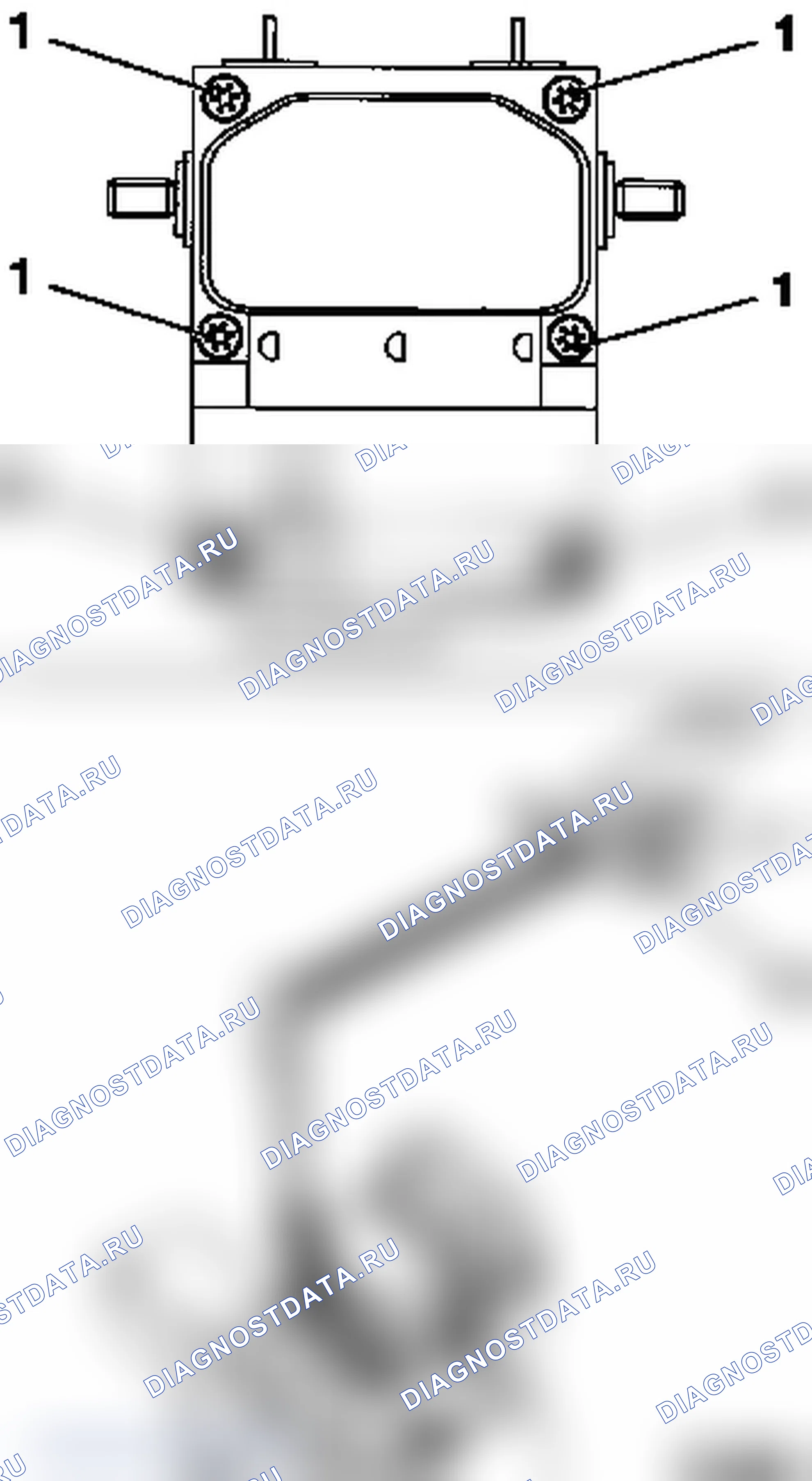 Демонтаж и монтаж блока управления АБС (АБС 5.3, АБС 5.3 / ПБС). Opel Corsa C