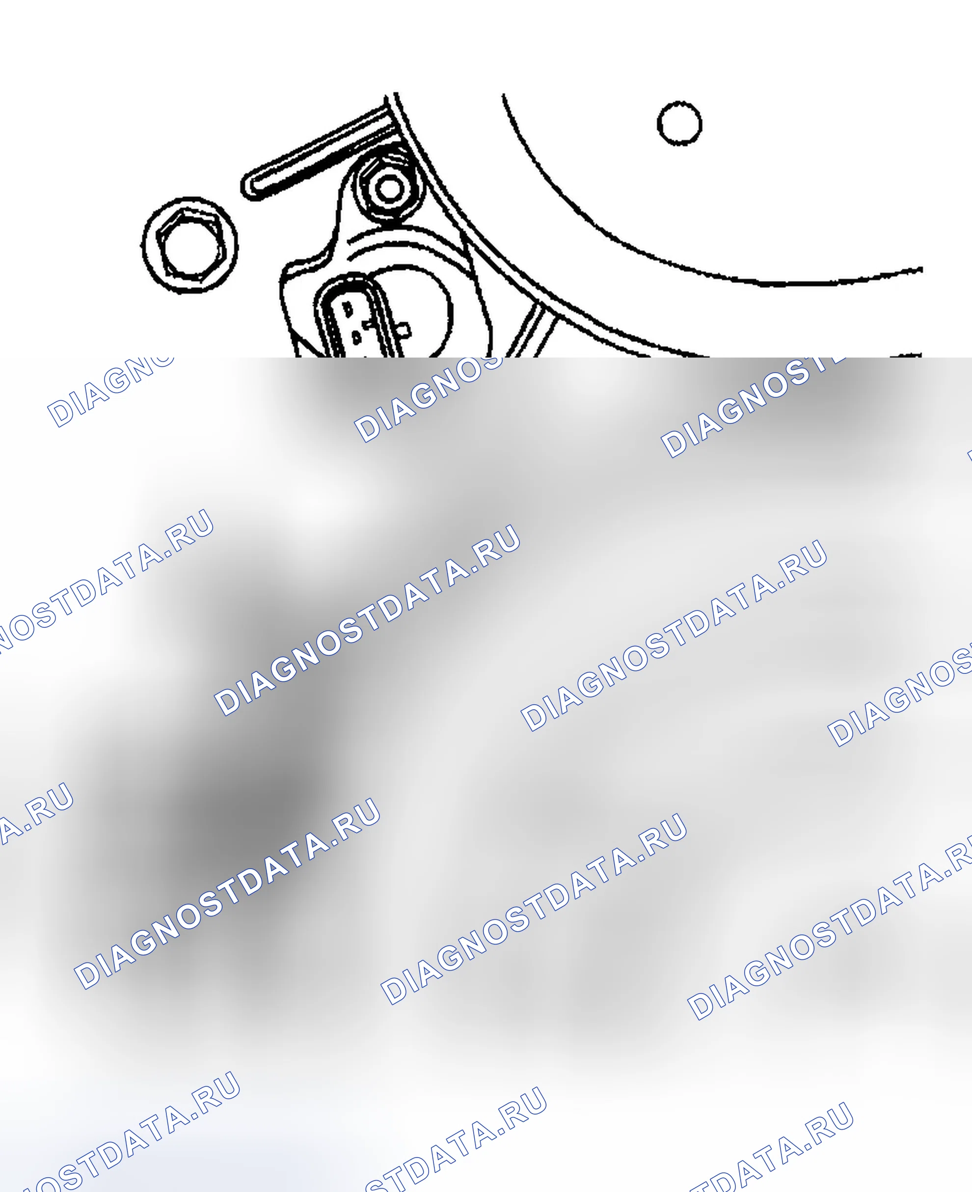 Рис. 1020: Регулировка крепления клапана. Chevrolet Silverado 2500 