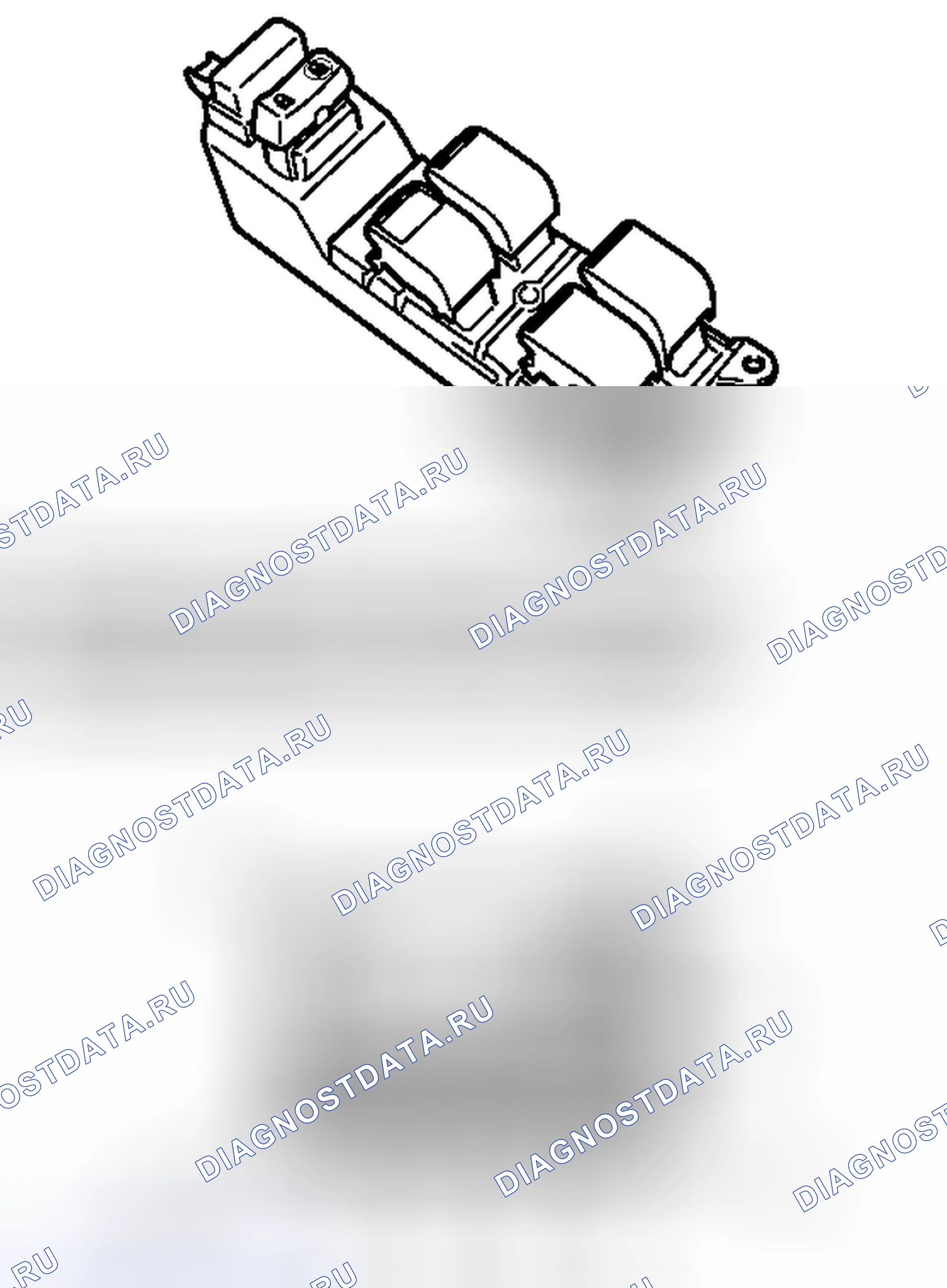 Рис. 7: ПРОВЕРКА стеклоподъёмников. Toyota Matrix E140