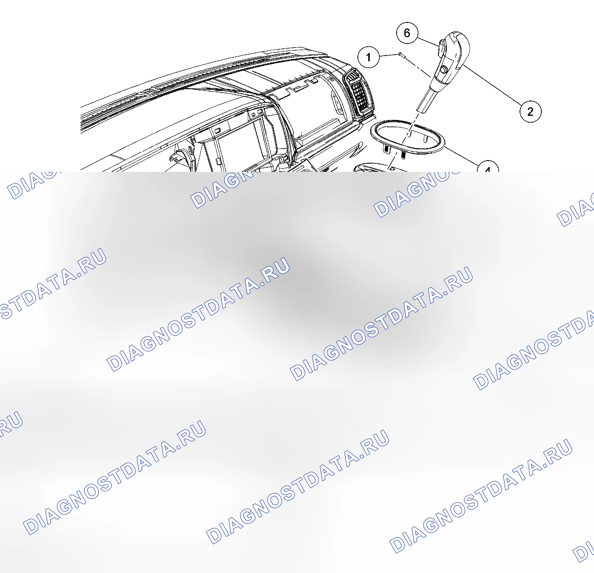 Рис. 637: Демонтаж. Ford Escape I рестайлинг