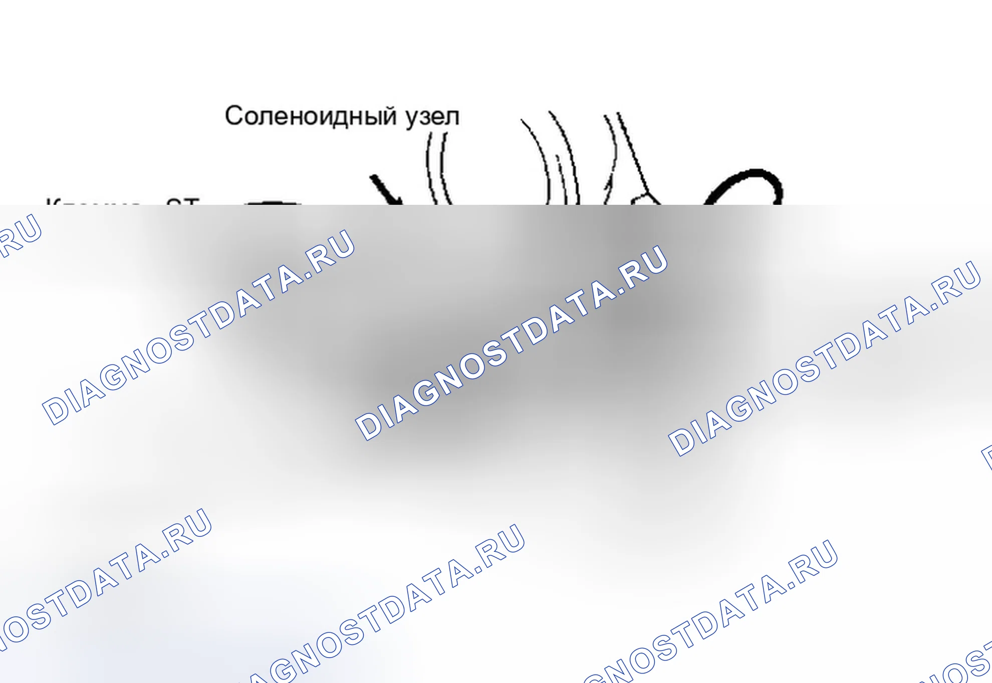 Рис. 3: Тест электромагнитной втягивающей катушки Подключите батарею к клемме «ST».. Honda Accord III