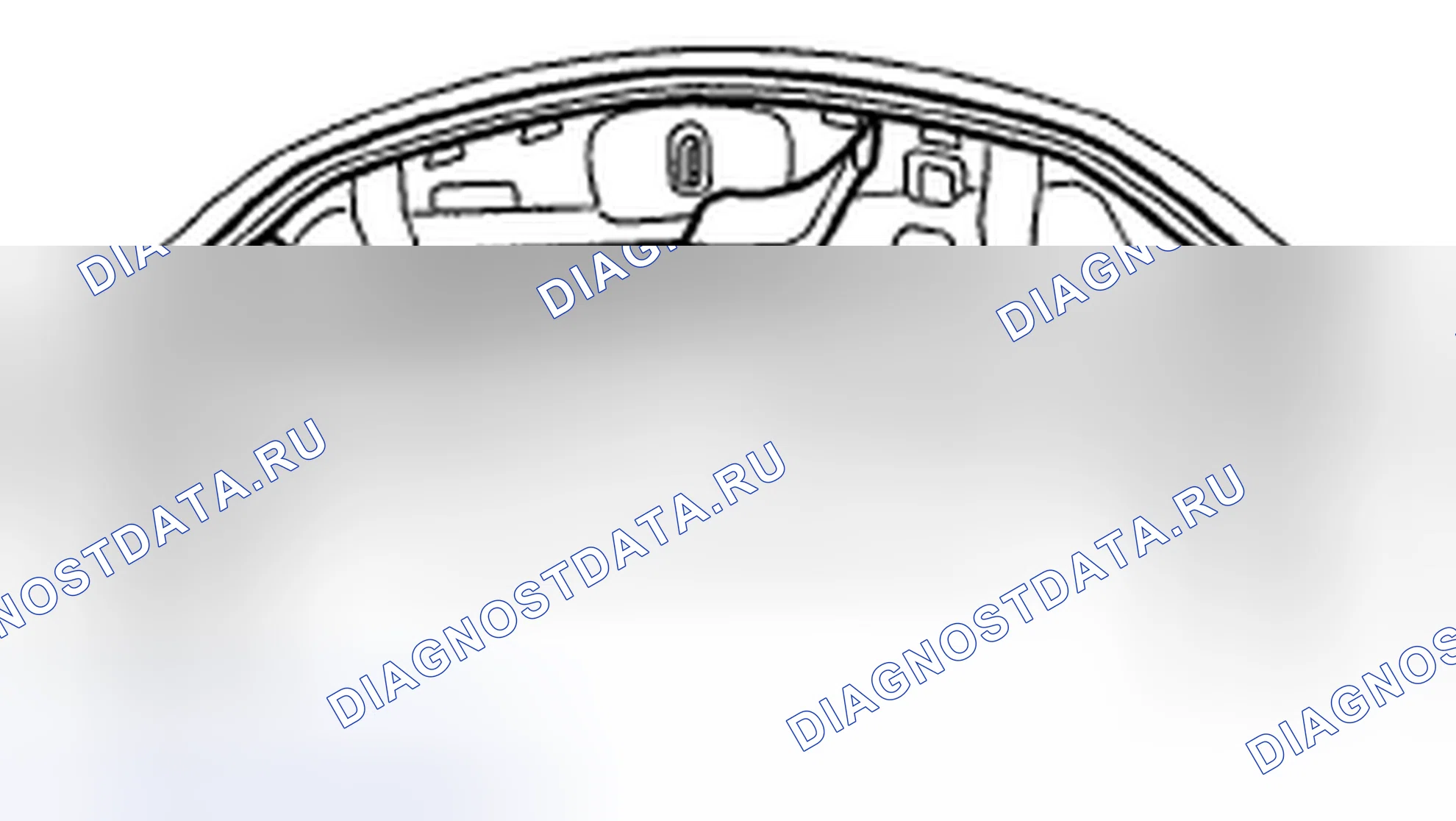 Рис. 60: УПЛОТНЕНИЕ ПЕРЕДНЕГО КАПОТА. Subaru Impreza GH
