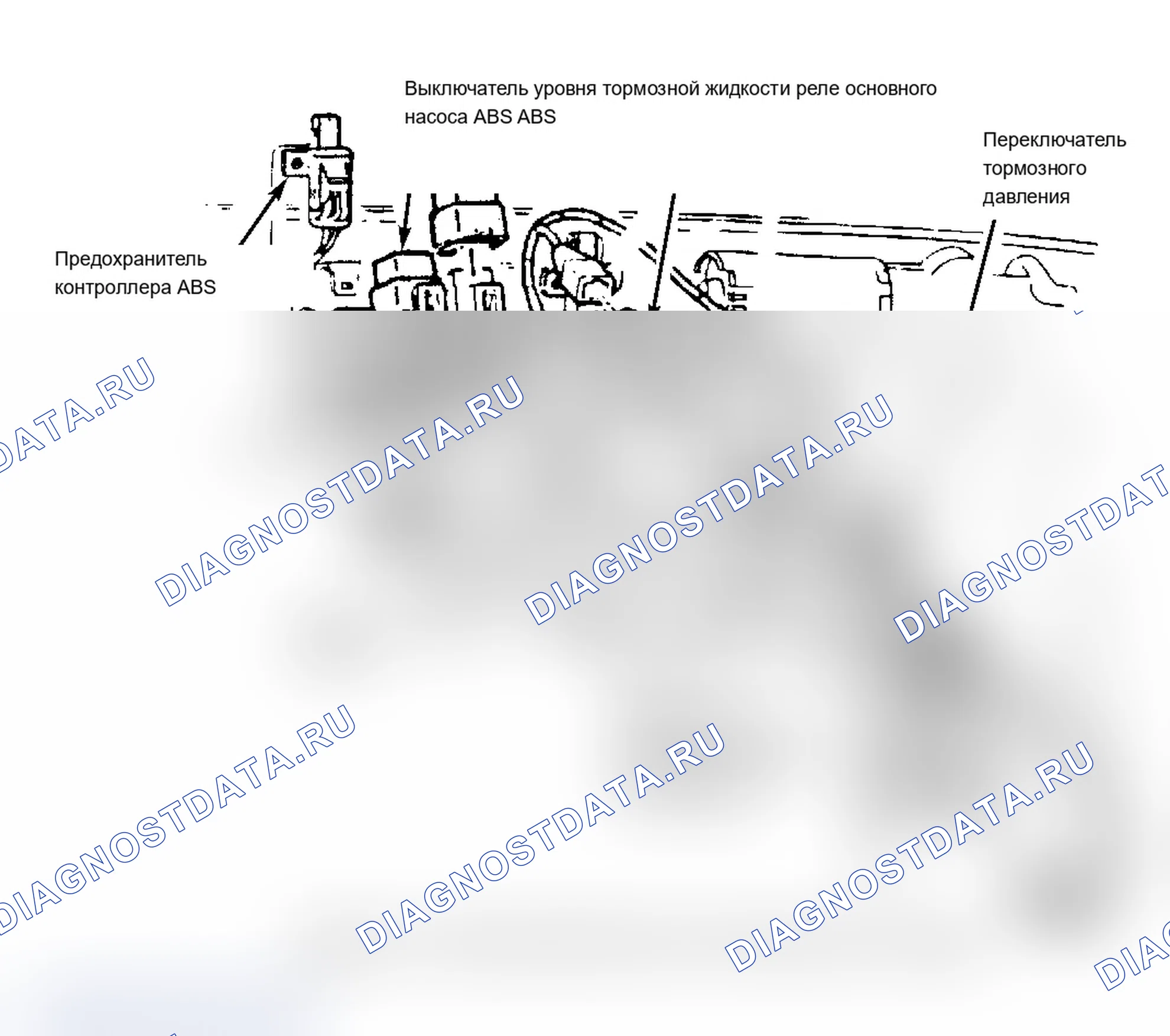 Рис. 1: Расположение компонентов (1 из 17). Buick Electra VI