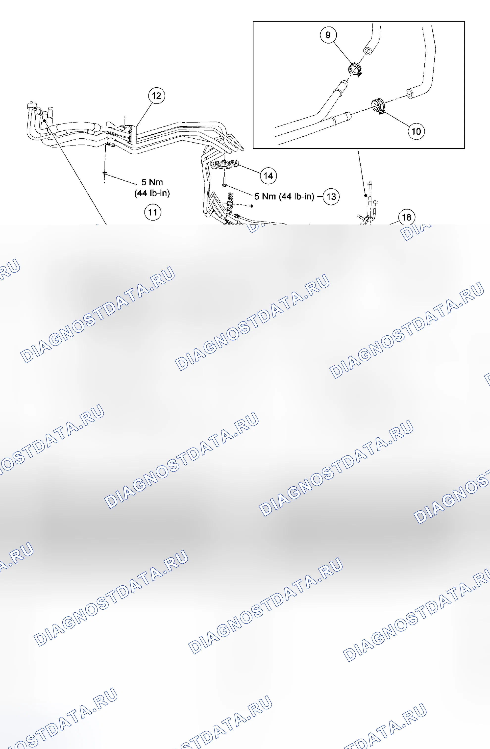 Рис. 27: Демонтаж и монтаж. Hyundai Mistra II