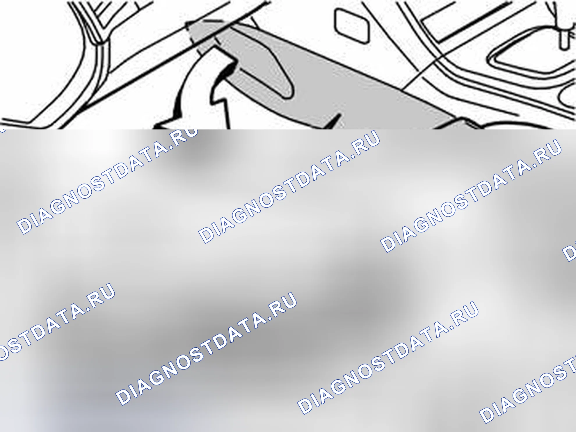 Рис. 91: Снятие панели. Volvo C70 I