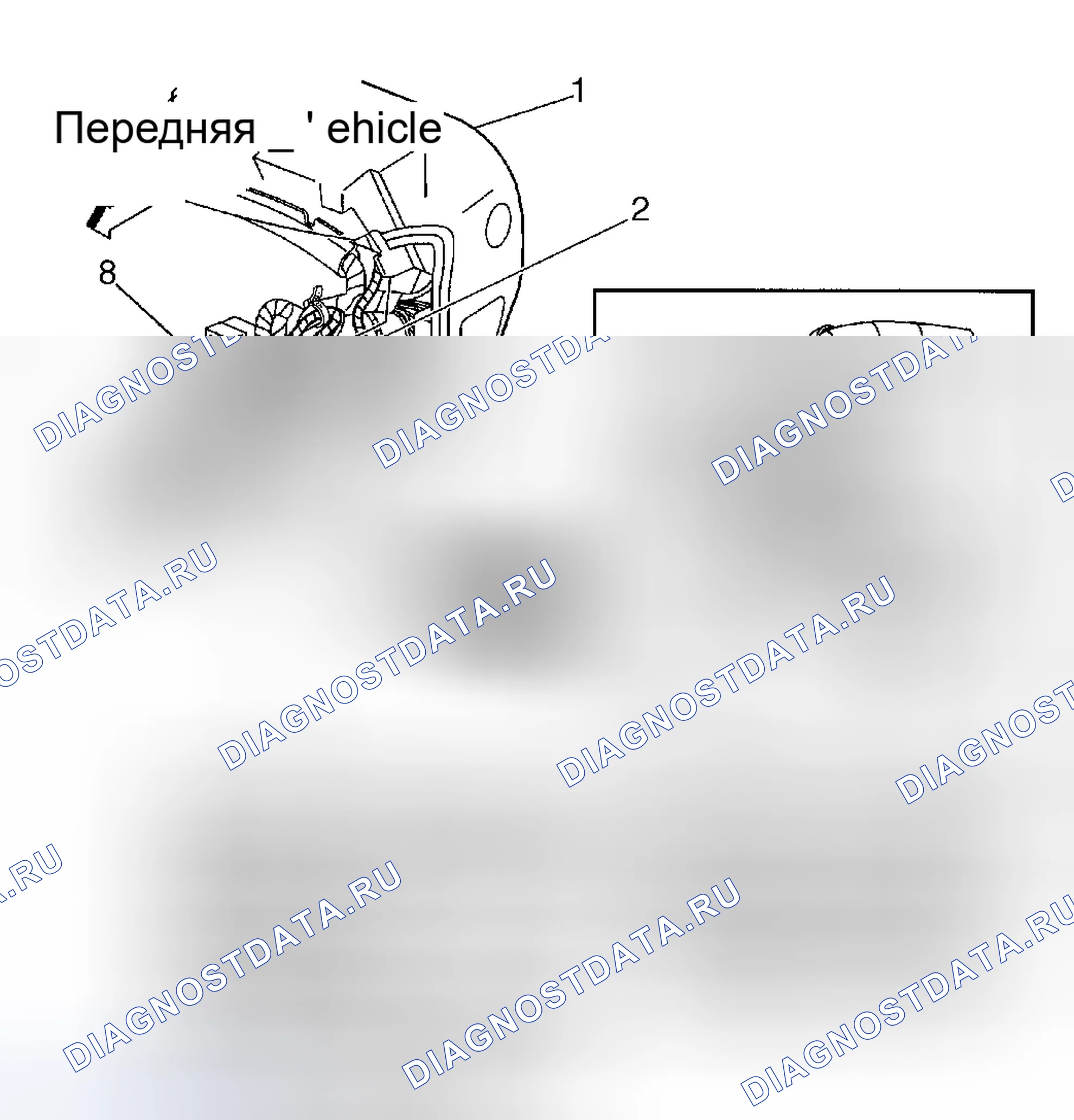Рис. 1: ЦЕНТР УДОБСТВА ВОДИТЕЛЕЙ. GMC Cab & Chassis Sierra 3500 GMT800 early