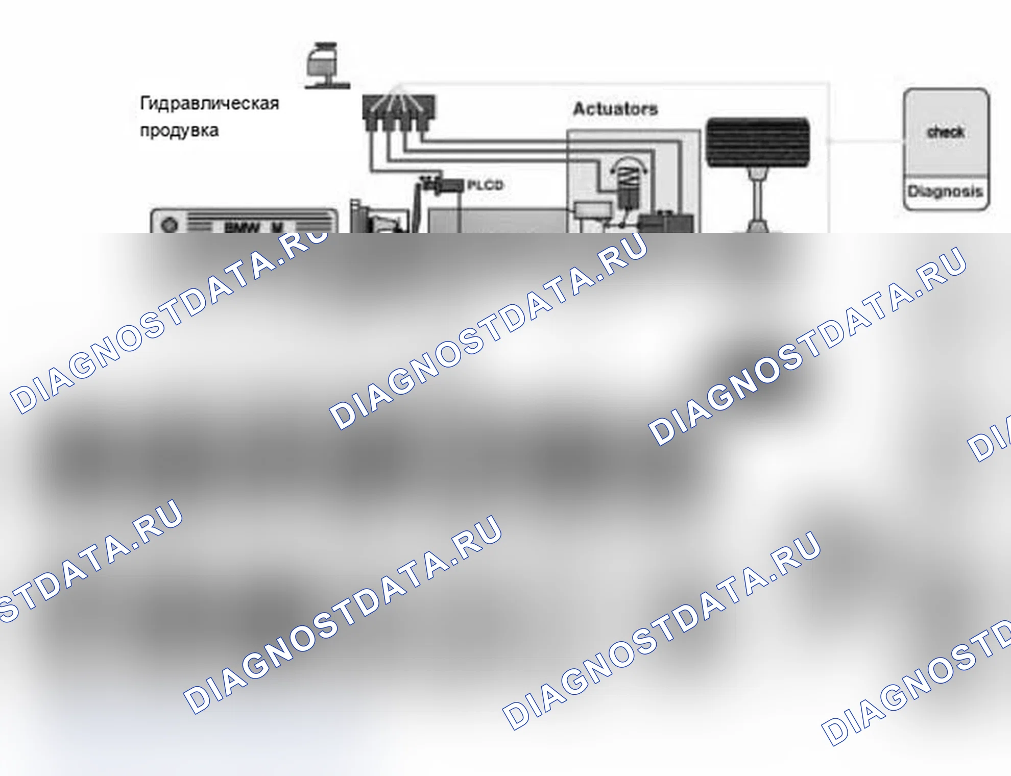 Рис. 489: Компоненты системы. BMW M3 E46