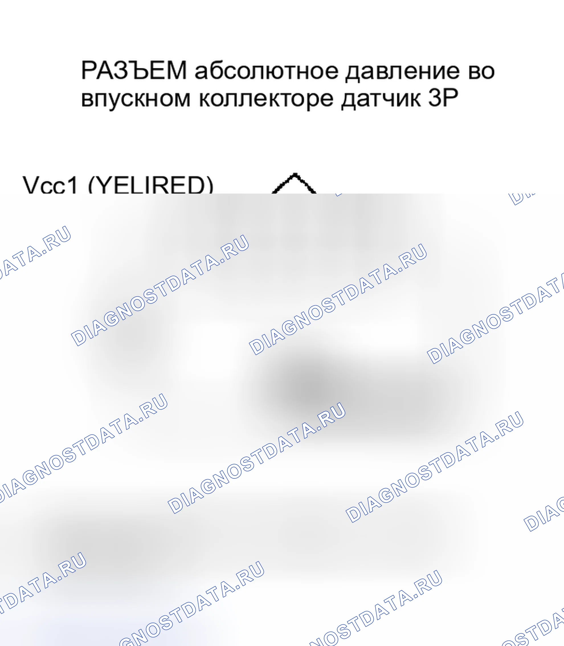 Рис. 65: P0107 расшифровка кода ошибки: низкое напряжение цепи датчика абсолютное давление во впускном коллекторе. Honda Pilot I