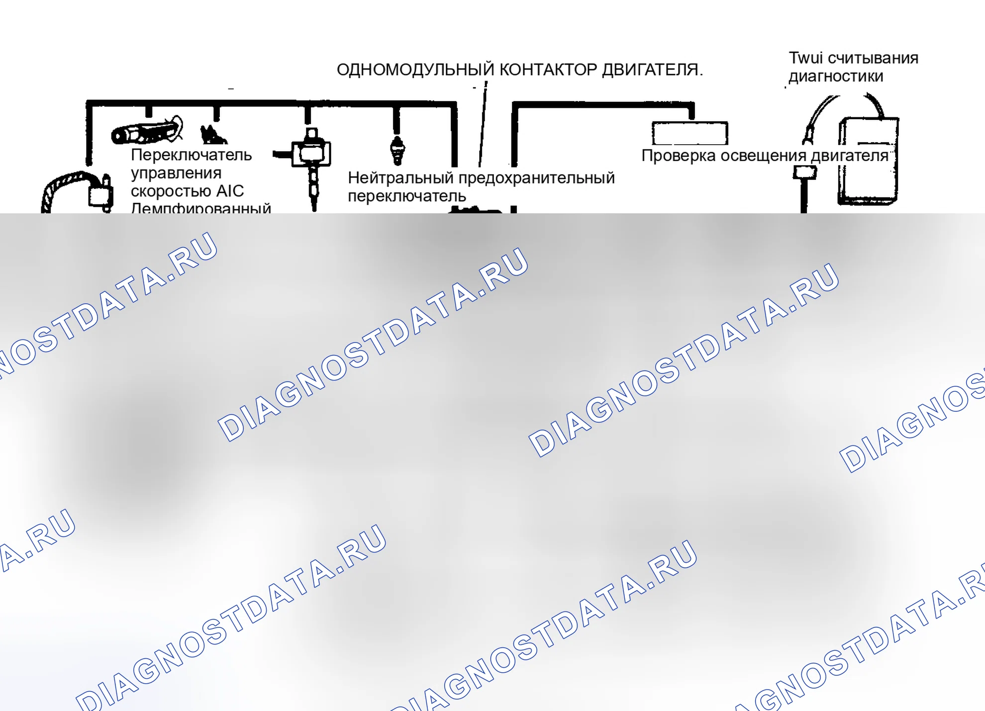 Рис. 13: ПРОВЕРКА ОСВЕЩЕННОСТИ ДВИГАТЕЛЯ. Plymouth Grand Voyager I