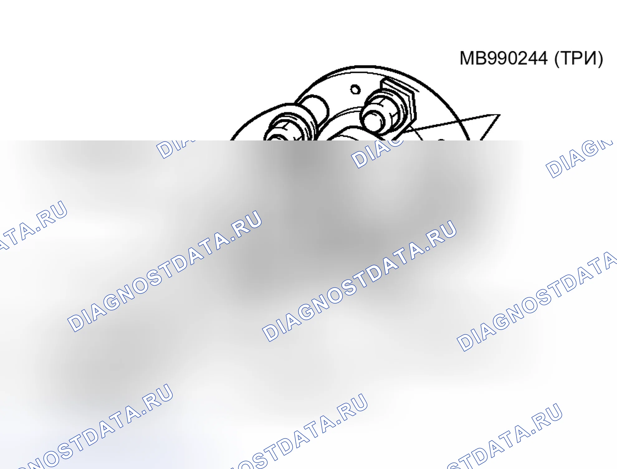 Рис. 14: < < E > > ДЕМОНТАЖ СТУПИЦЫ ПЕРЕДНЕГО КОЛЕСА В СБОРЕ. Mitsubishi Endeavor I
