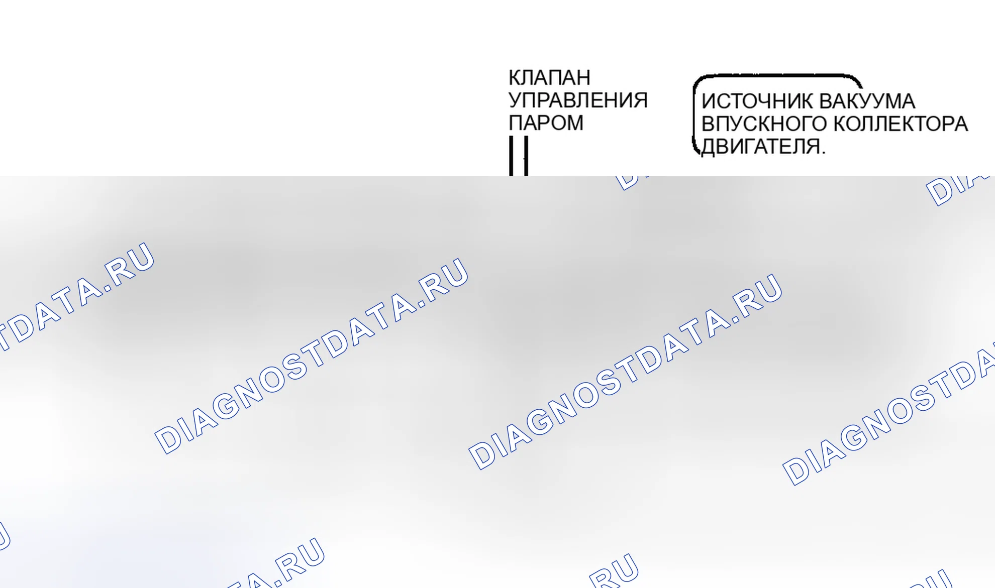Рис. 51: Идентификация компонентов EVAP. Mercury Sable III