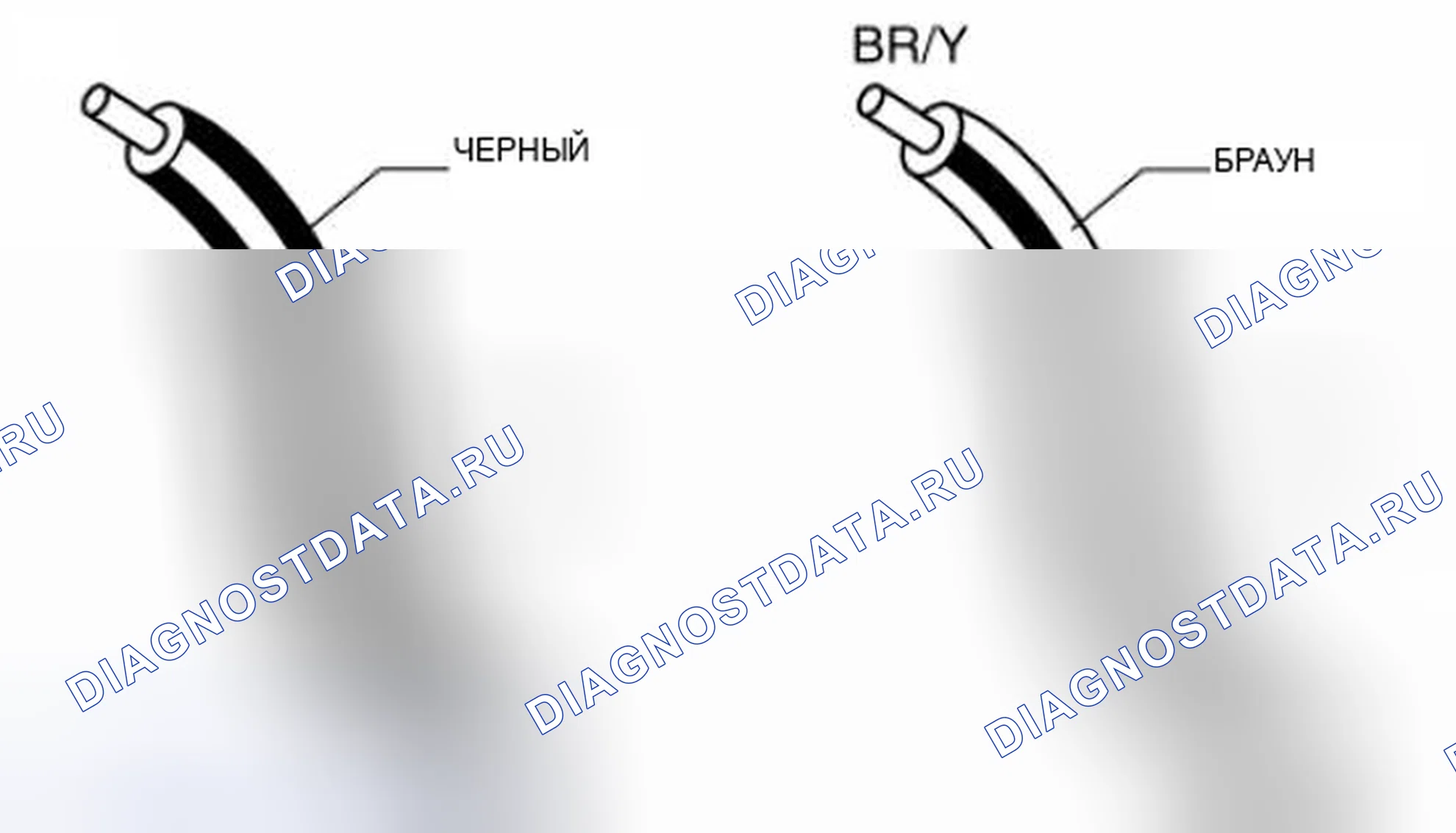 Рис. 27: Цветовые коды проводки. Mazda 3 BL рестайлинг