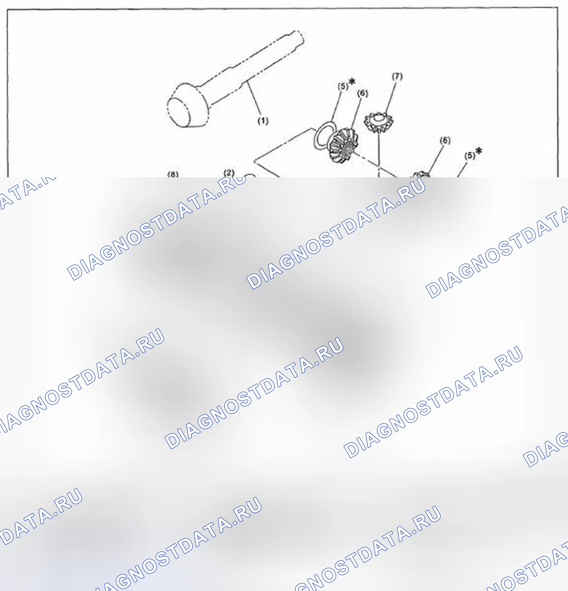 Рис. 7: ПЕРЕДНИЙ ДИФФЕРЕНЦИАЛ. Subaru Legacy BM/BR