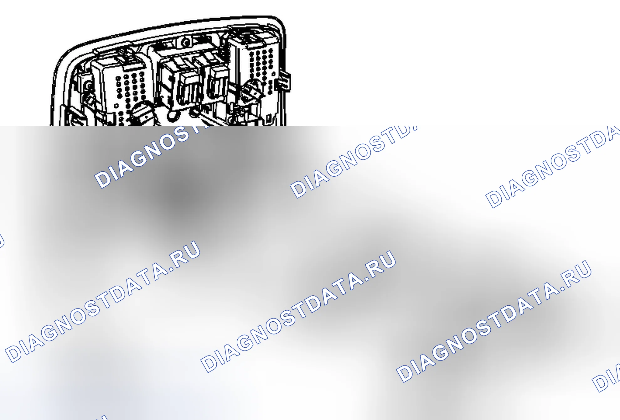 Рис. 13: Замена датчика открывания двери гаража. Chevrolet Malibu VIII рестайлинг
