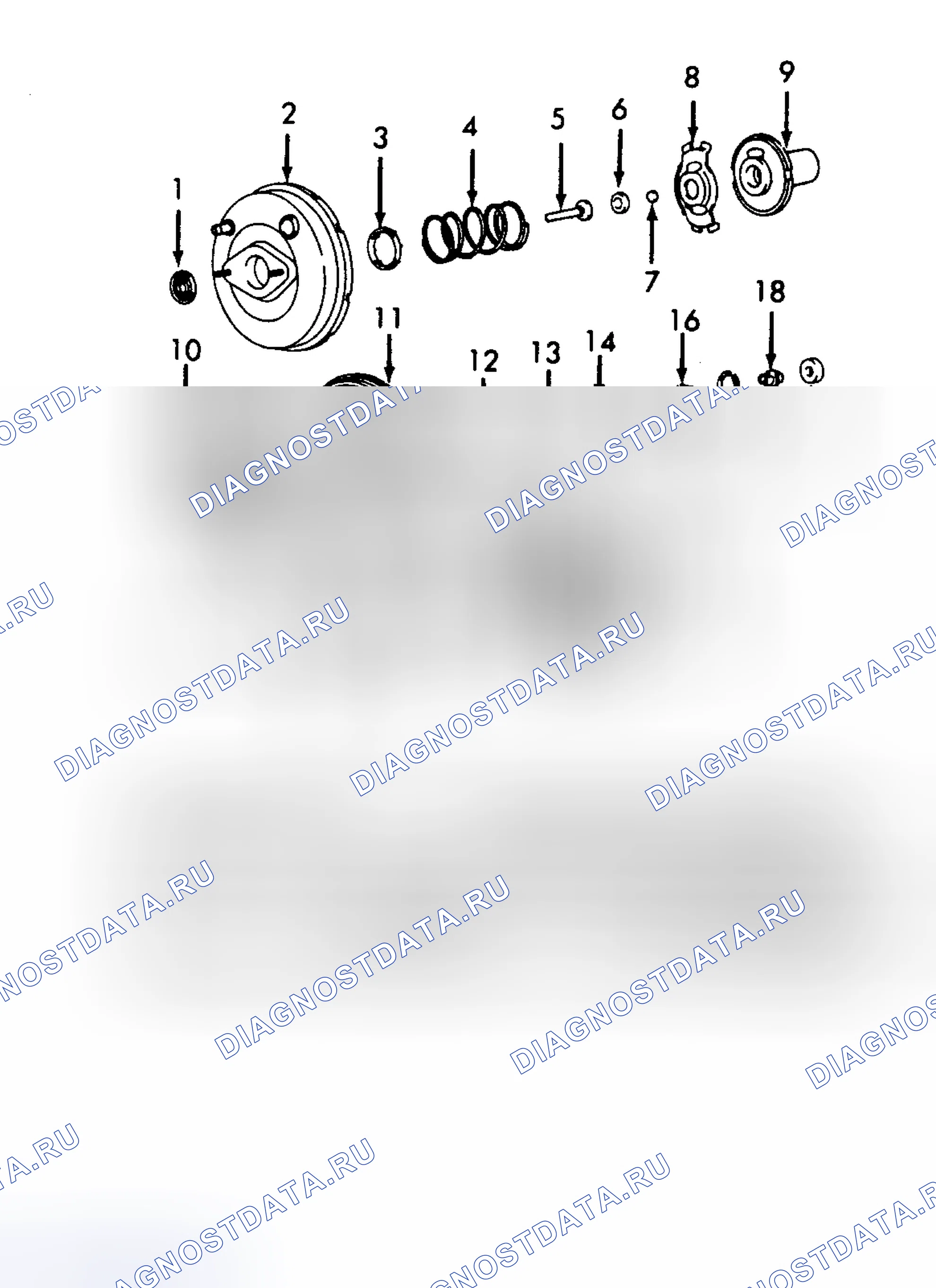 Рис. 5: Демонтаж и монтаж. Daihatsu Rocky I