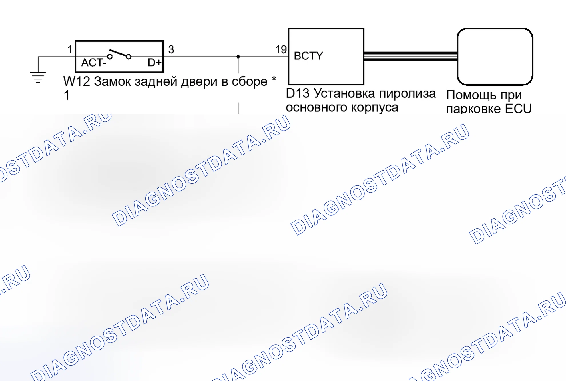 Рис. 513: электросхема. Toyota Sienna III