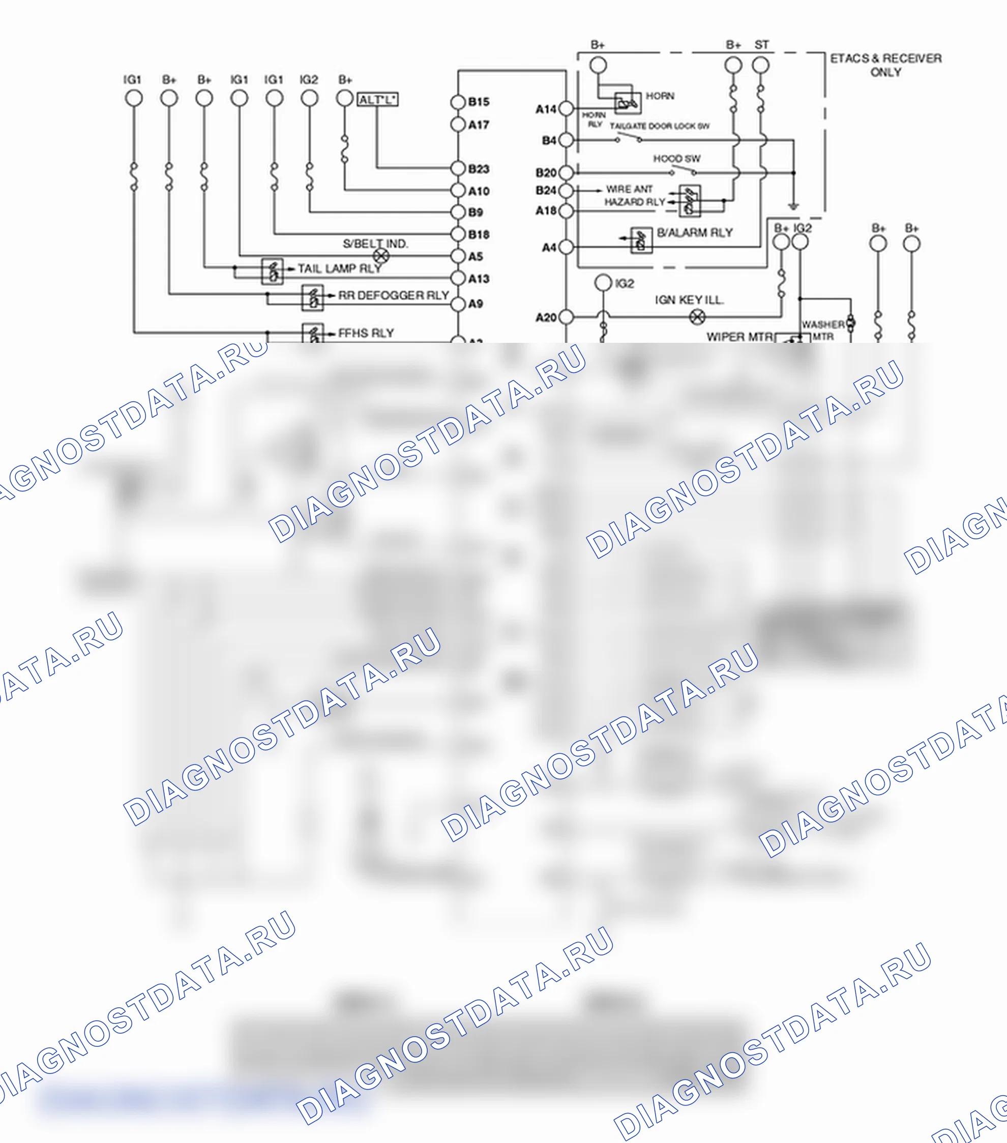Принципиальные схемы. Hyundai H-1 A1