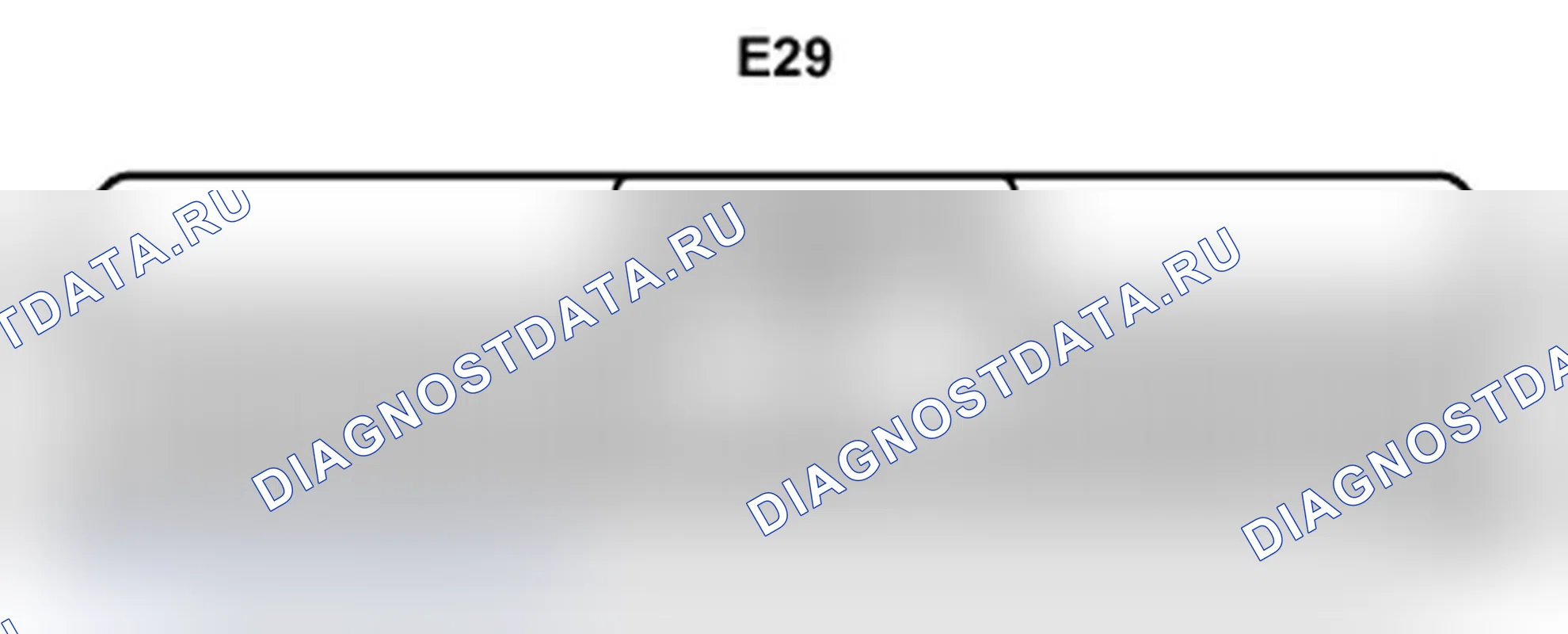 Рис. 563: Вид с торца блока ECU (E29). Toyota Land Cruiser 200