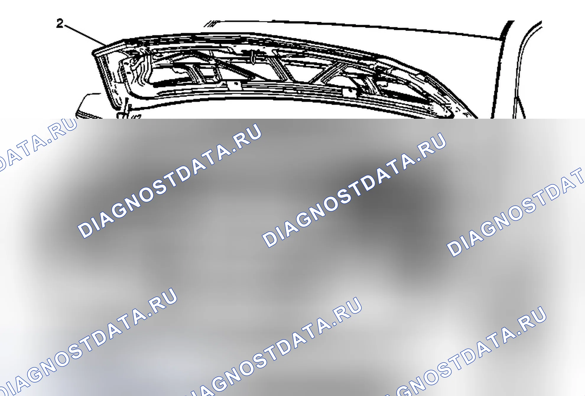 Рис. 29: Замена капота. Cadillac ELR I