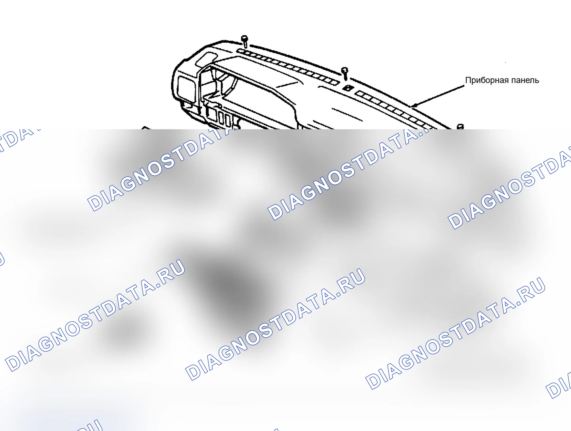 Рис. 3: Панель управления климатом. Mercury Tracer pre-I