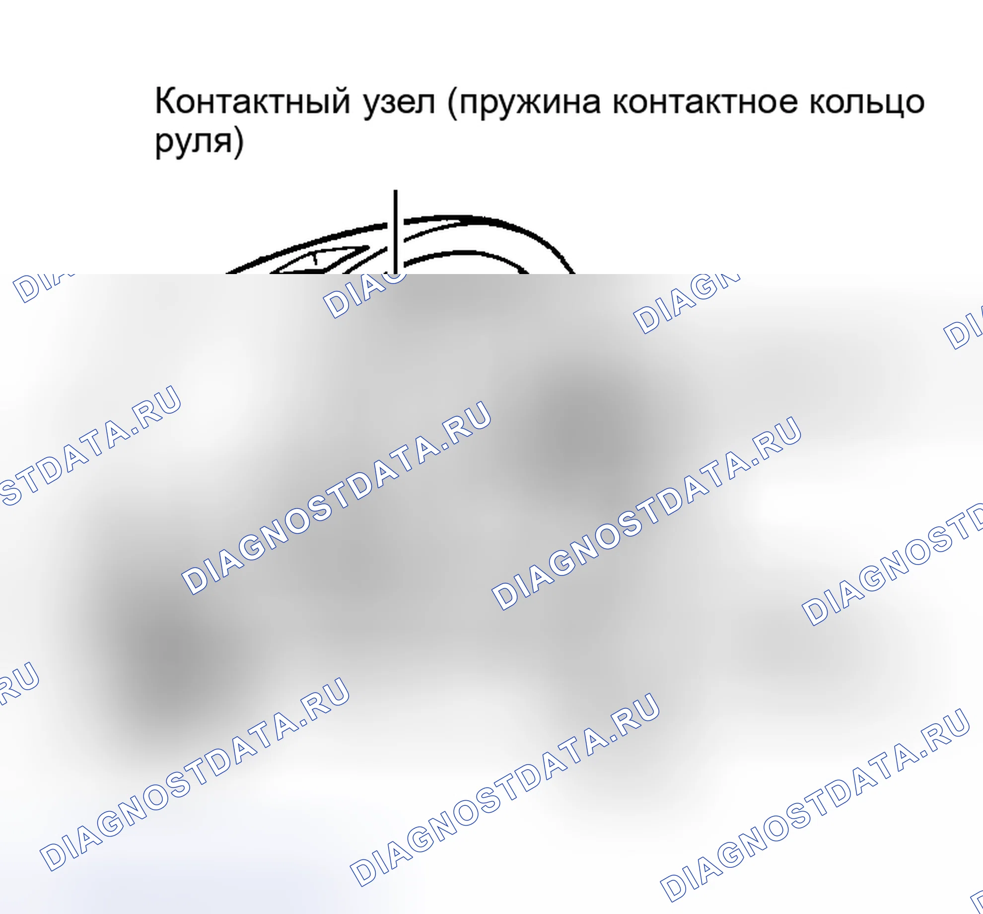 Рис. 2: КОНТАКТНЫЙ УЗЕЛ (ЧАСОВАЯ ПРУЖИНА). Hyundai ix25 I рестайлинг