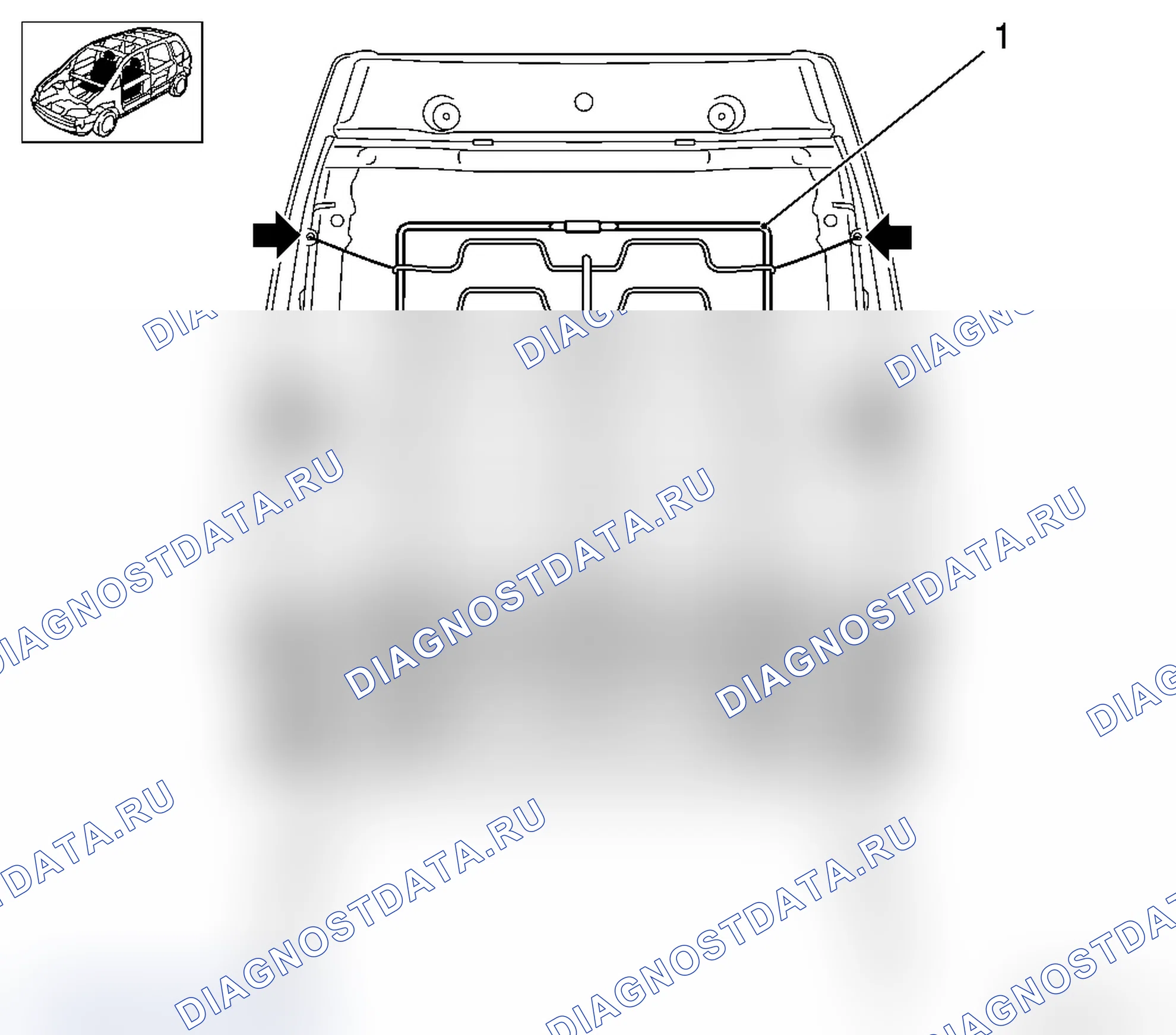 Заменить каркас спинки переднего сиденья (OPC). Opel Zafira B