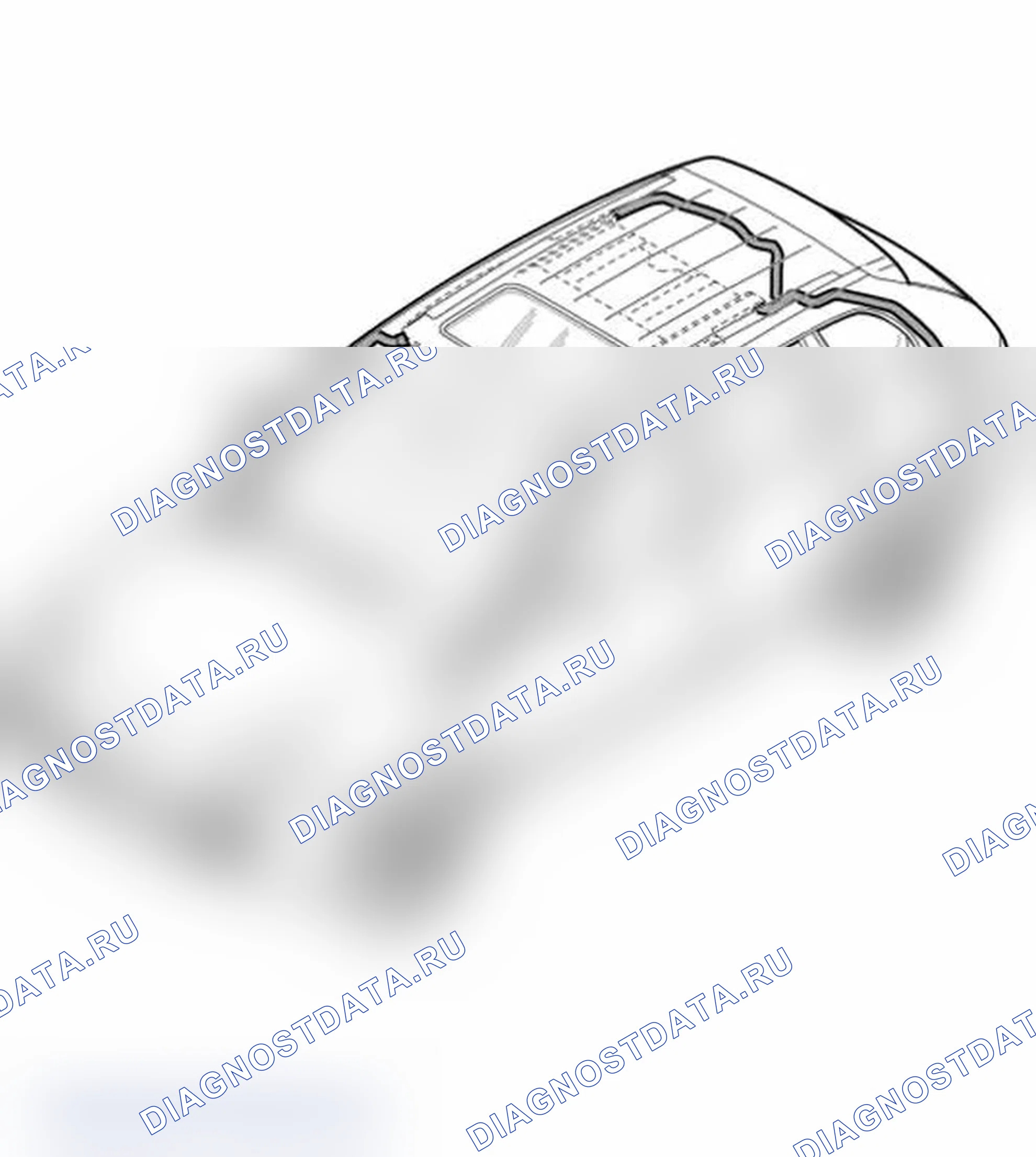 Рис. 43: Водоотвод, сдвижная крыша. Porsche Cayenne Turbo I рестайлинг