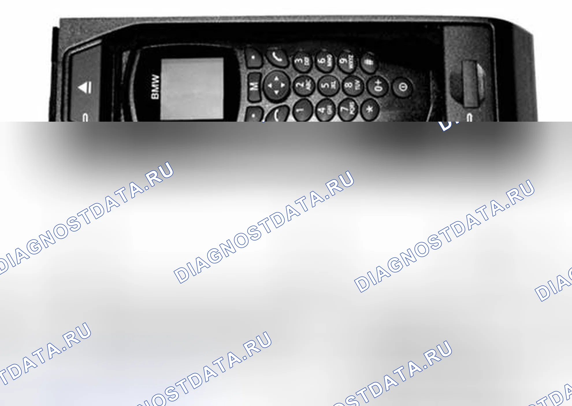 Рис. 230: Телефонная трубка Bluetooth. BMW M5 E39
