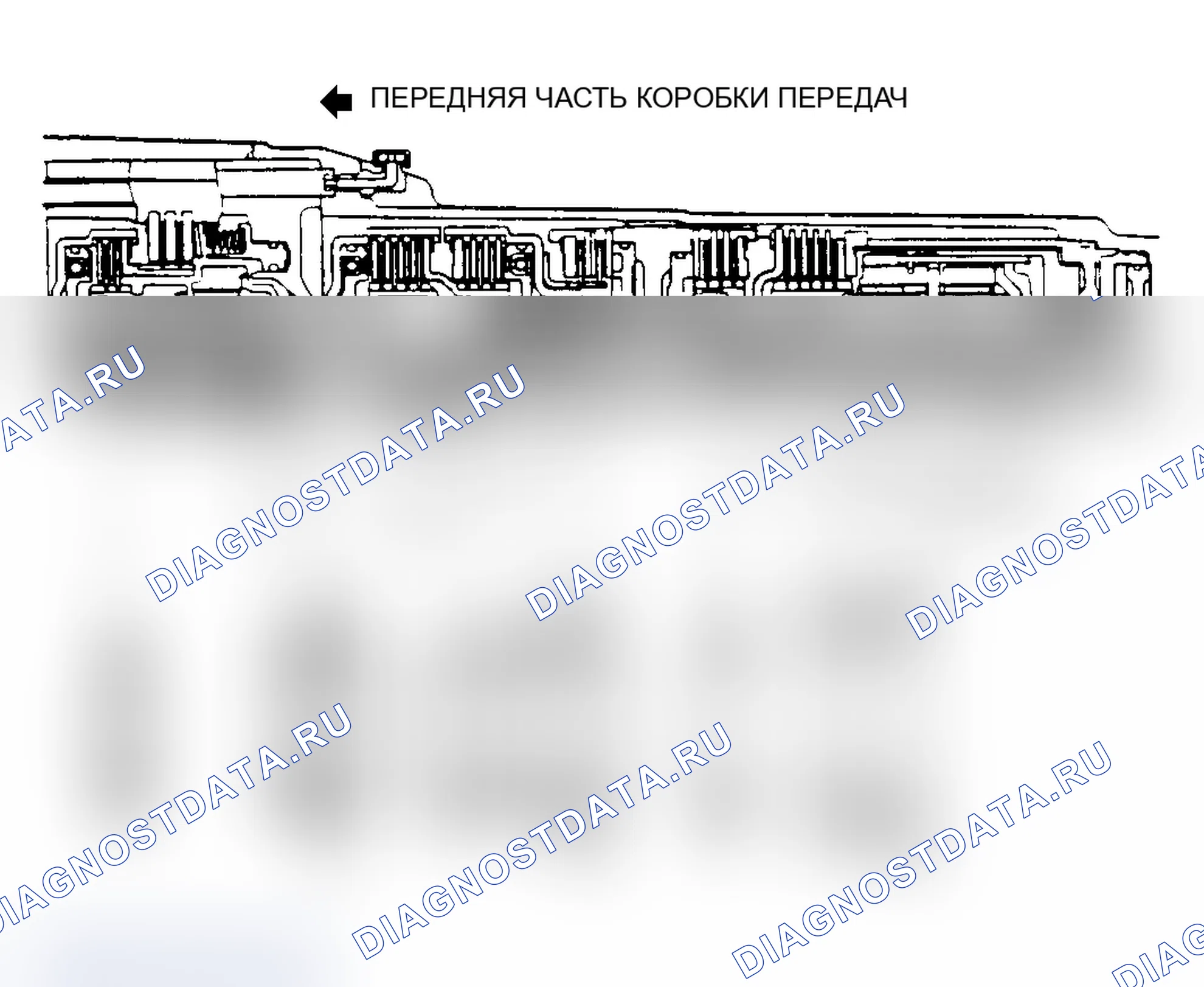 Рис. 44: КОРПУС КЛАПАНА В СБОРЕ И ВНУТРЕННИЕ КОМПОНЕНТЫ. Isuzu Impulse I