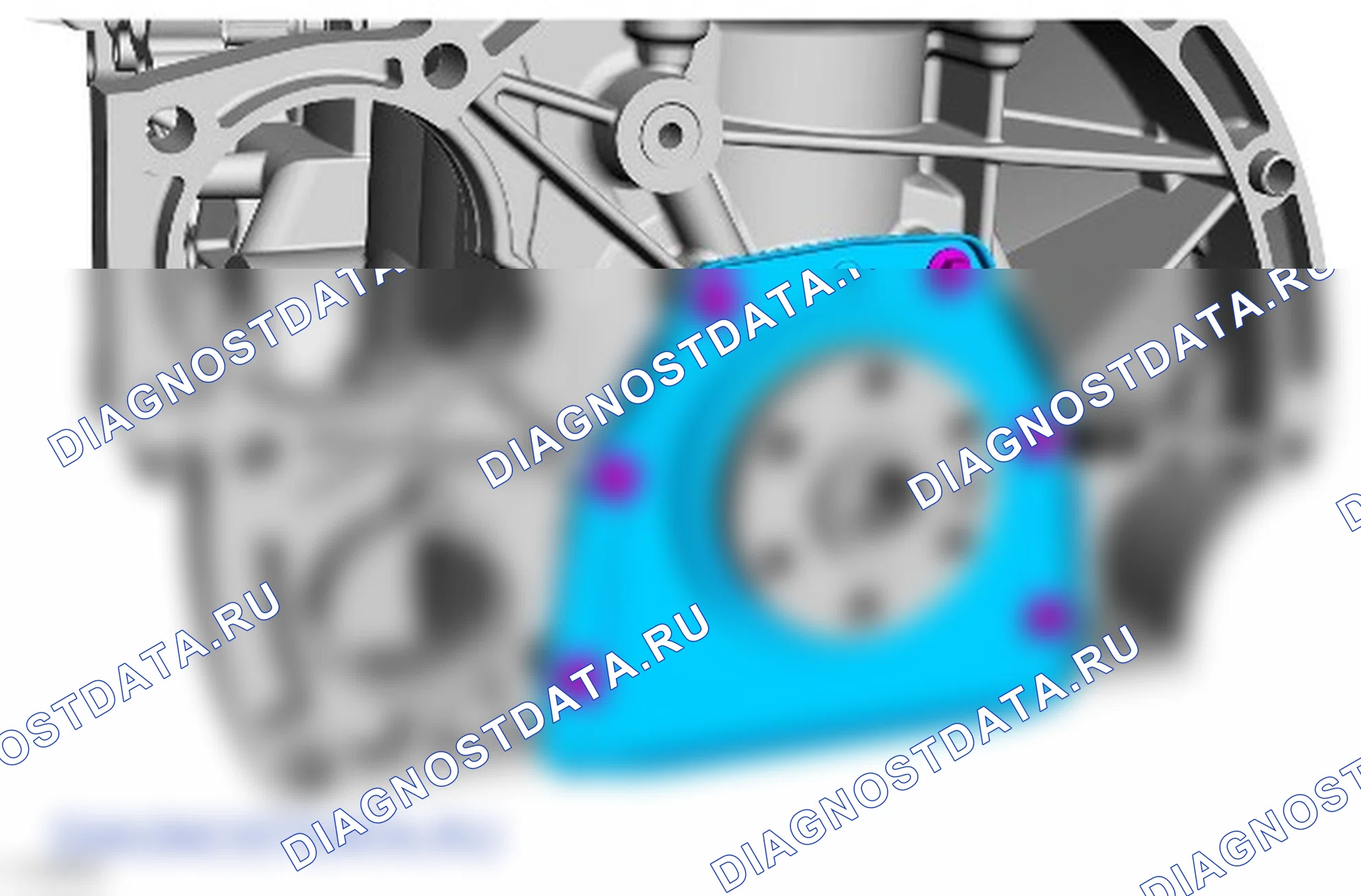 Разборка двигателя. Ford Grand C-MAX II