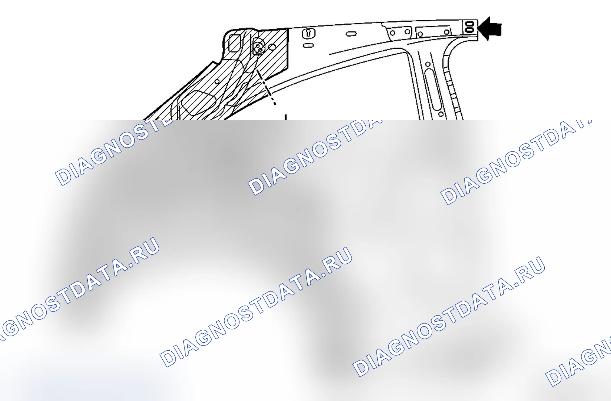 Замена средней стойки (модель L 08). Opel Corsa D
